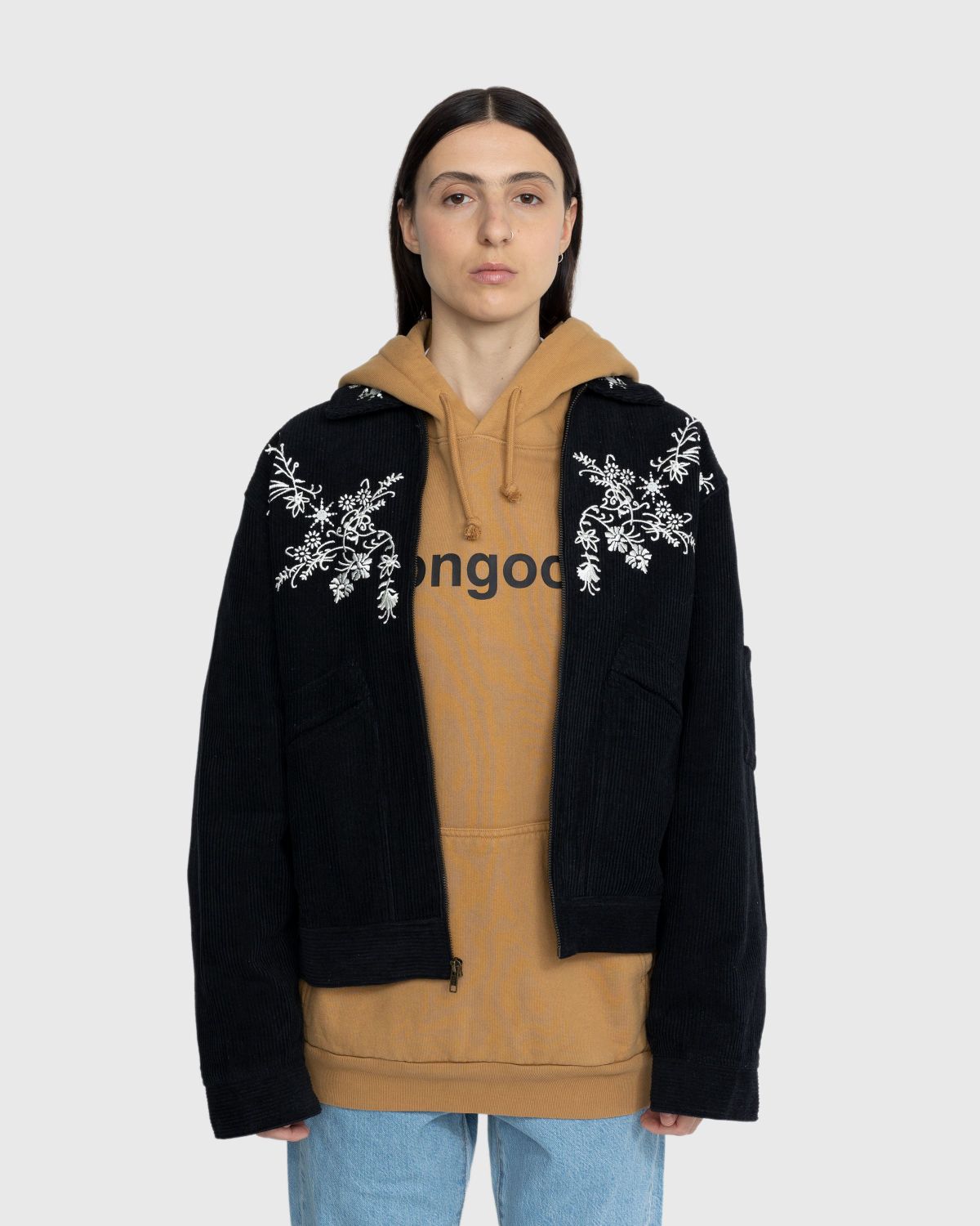 noon goons floral embroidery jacket-