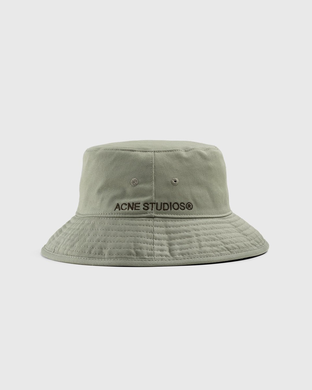 Acne Studios – Twill Bucket Hat Sage Green | Highsnobiety Shop