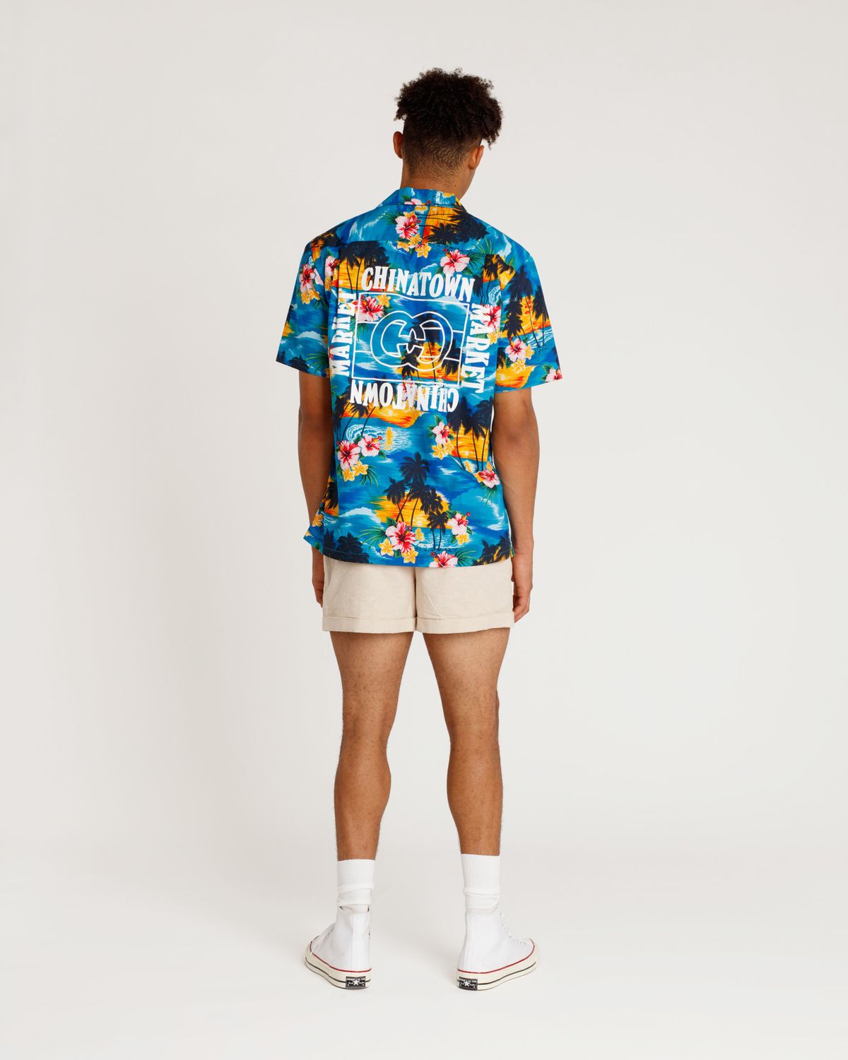 Chinatown Market – Smiley Hawaiian Shirt Blue