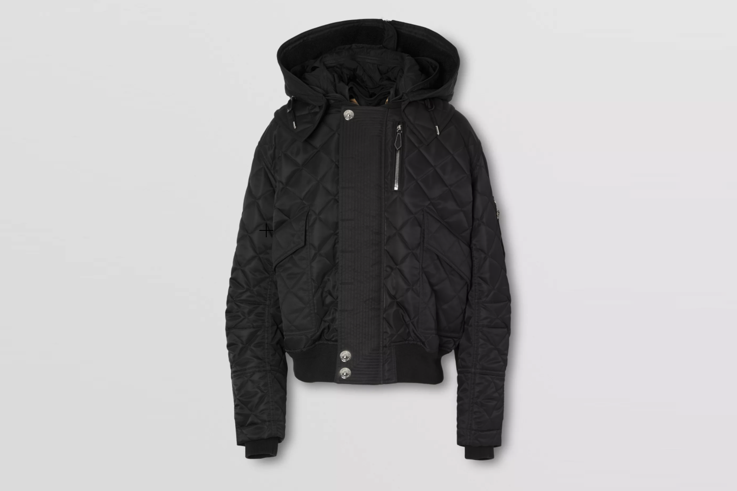 Detachable Hood Quilted Jacket