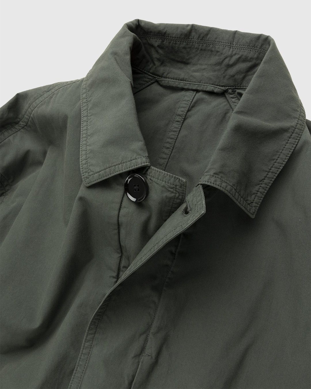 Lemaire – Water Repellent Storm Flap Coat Deep Forest