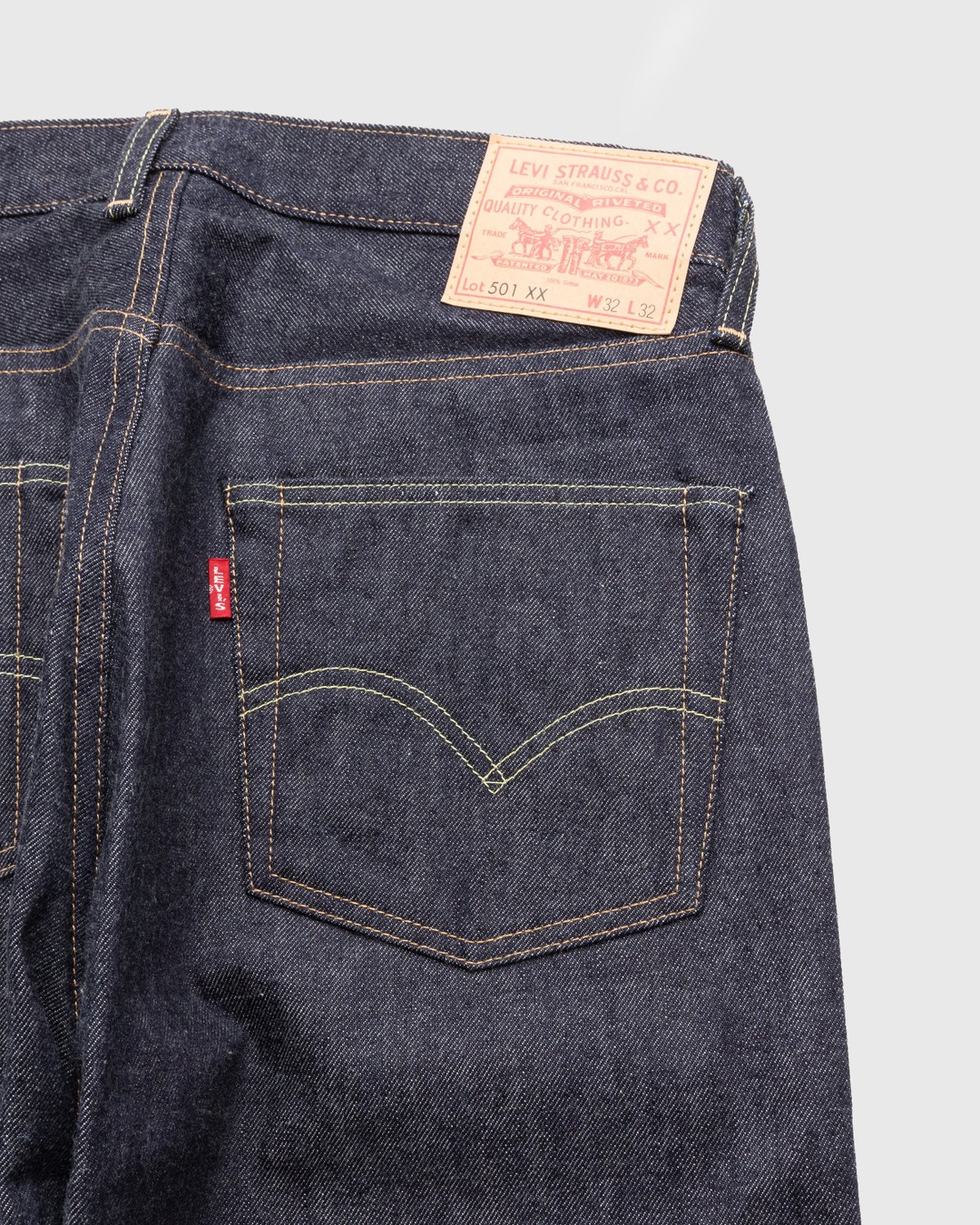 Levis 1954 501 Jeans Vintage Clothing - Rigid Dark Indigo Blue – Article.