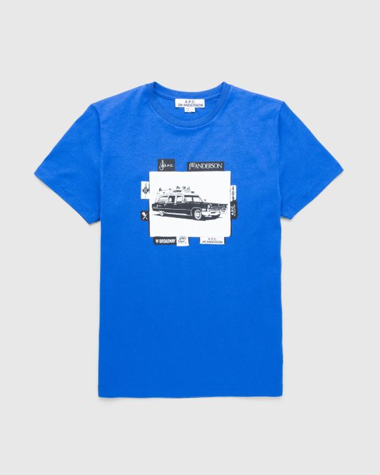 Apc X Jw Anderson T Shirt Jo Blue Highsnobiety Shop 1898