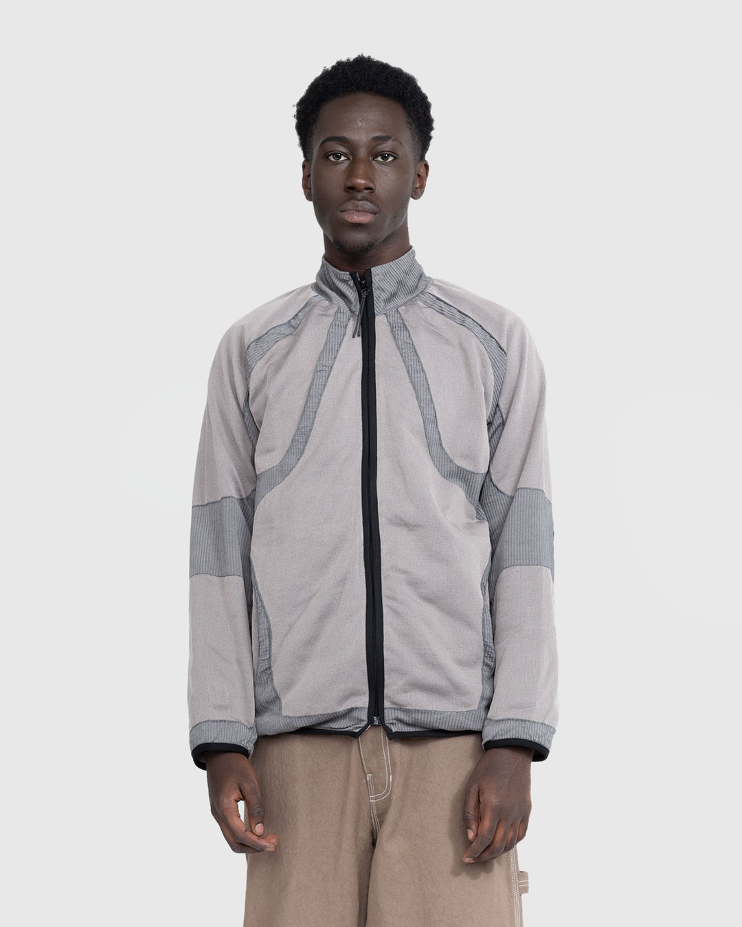 _J.L-A.L_ – Liquid Track Top Grey/Pink | Highsnobiety Shop