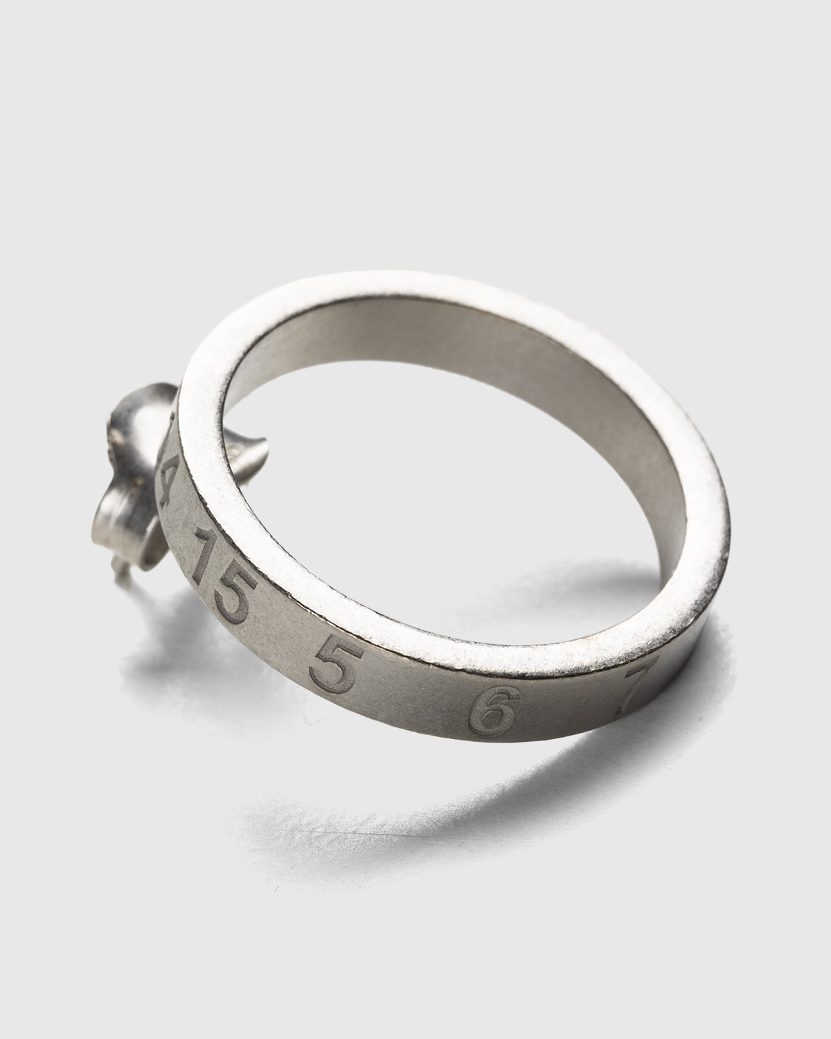 Maison Margiela - Logo-Engraved Sterling Silver Ring - Silver Maison  Margiela