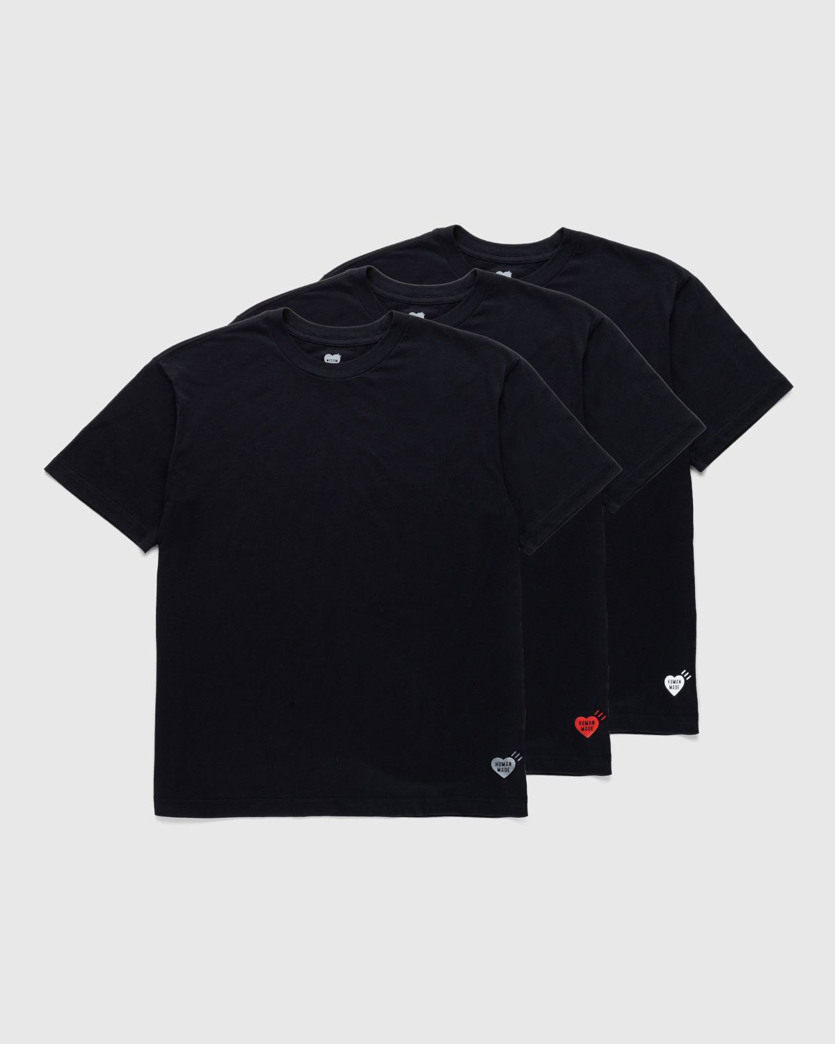 Human Made – 3 Pack T-Shirt Set Black