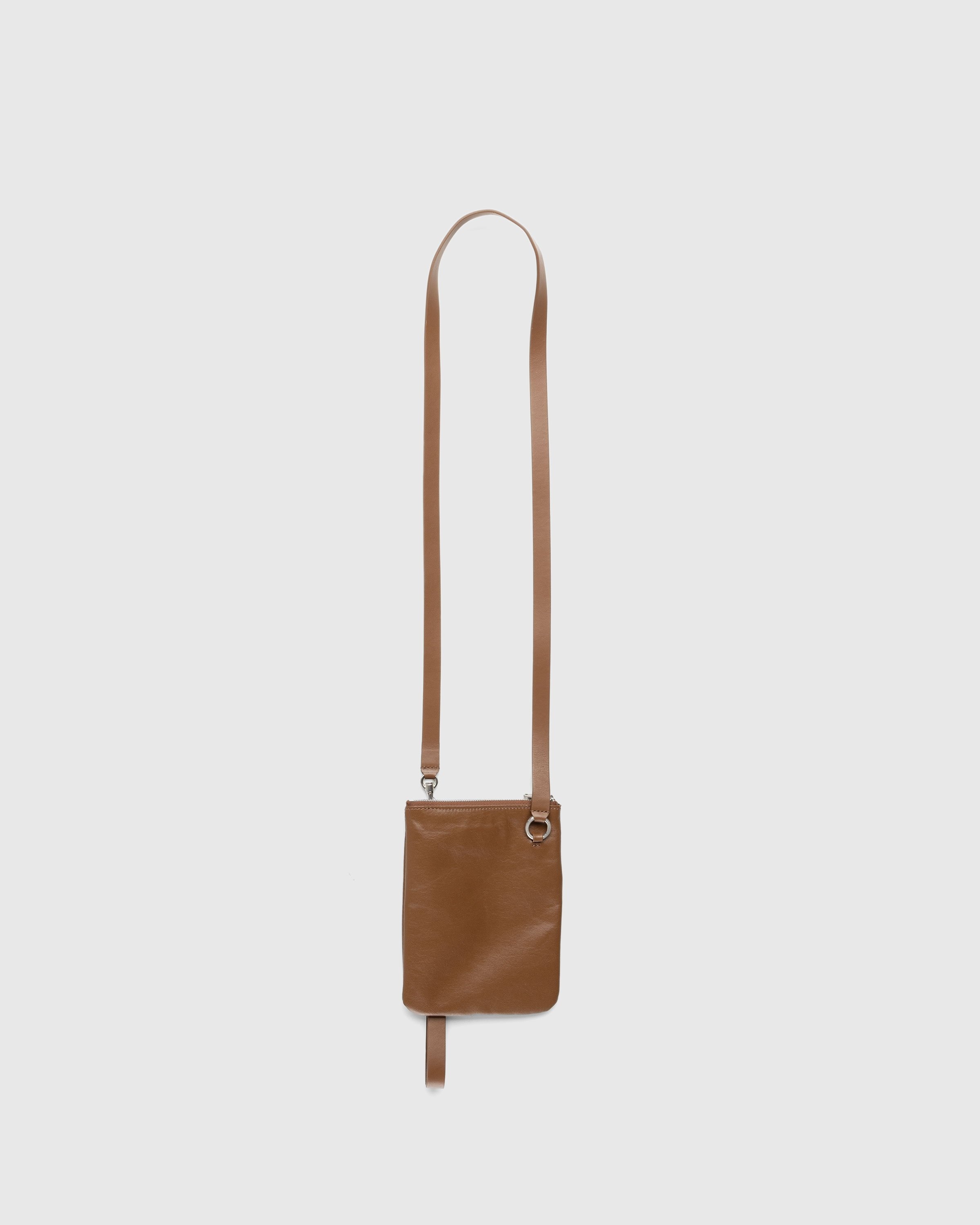Mini Leather Tote Bag in Red - Jil Sander
