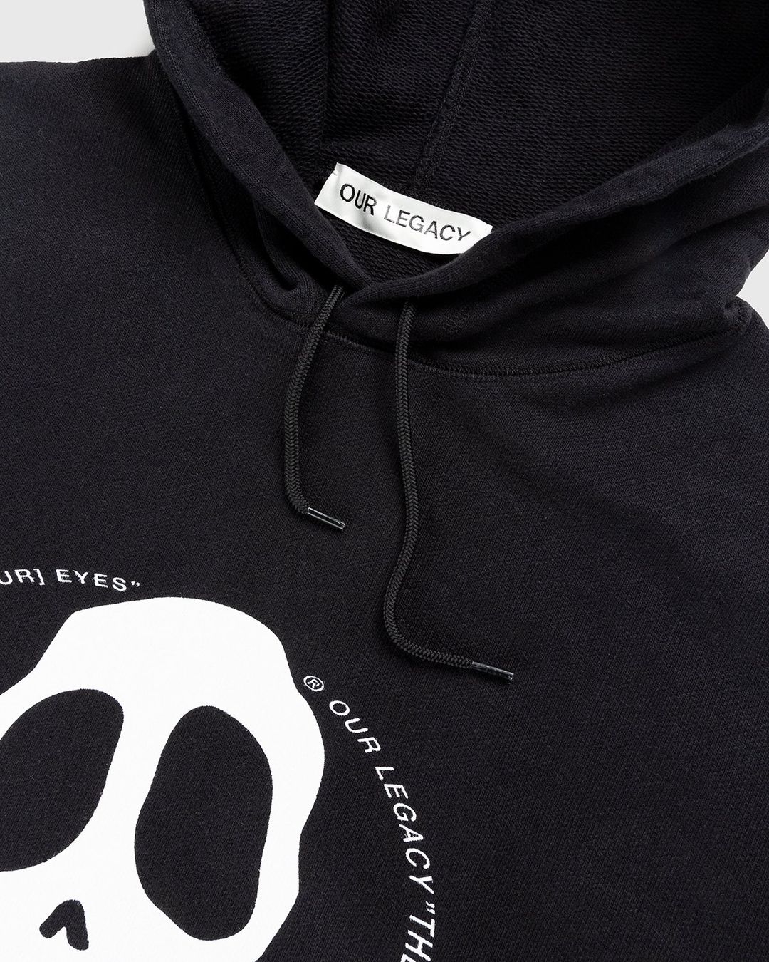 Our Legacy – Maverick Skull Loose Hoodie Black | Highsnobiety Shop