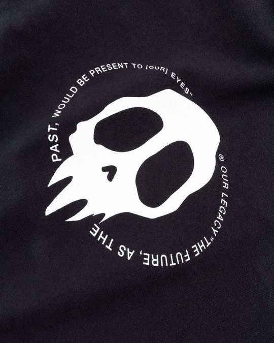Our Legacy – Maverick Skull Loose Hoodie Black | Highsnobiety Shop