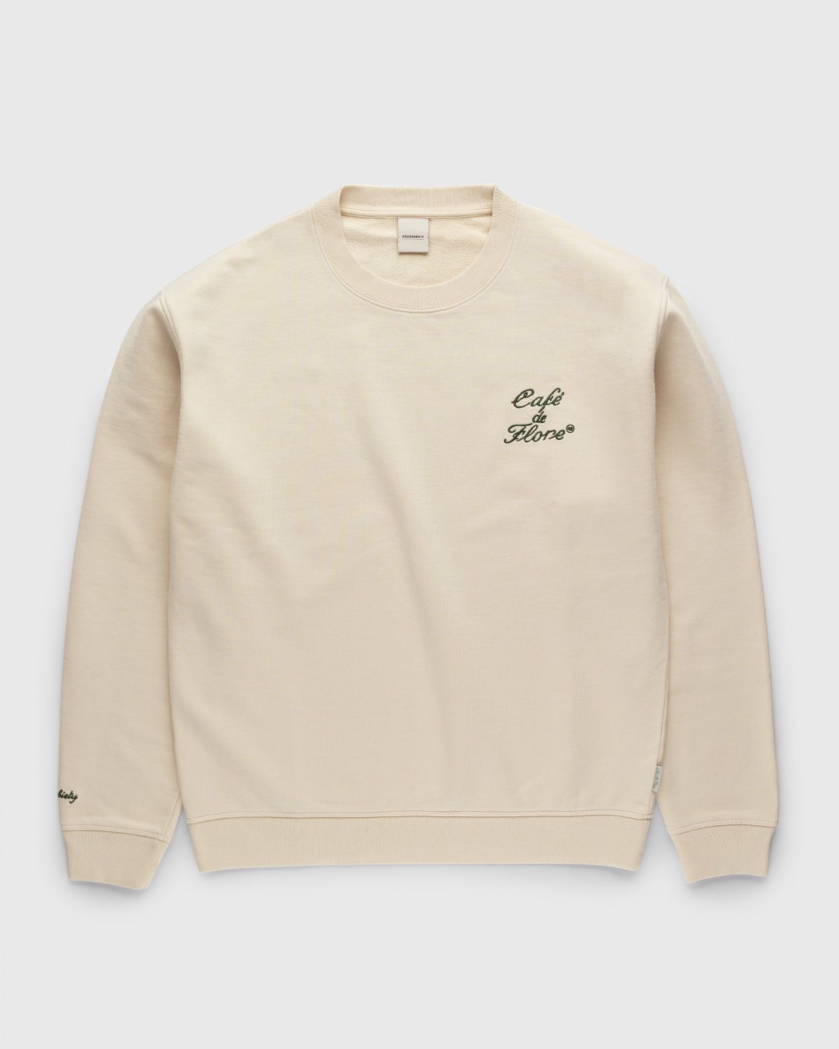 Café de Flore x Highsnobiety – Not In Paris 4 Crewneck Eggshell