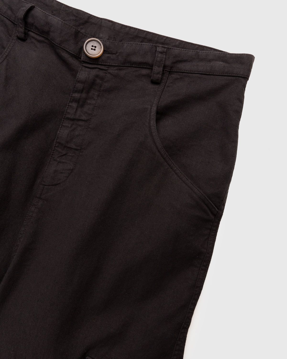 Winnie New York – Linen Cargo Pants Black | Highsnobiety Shop