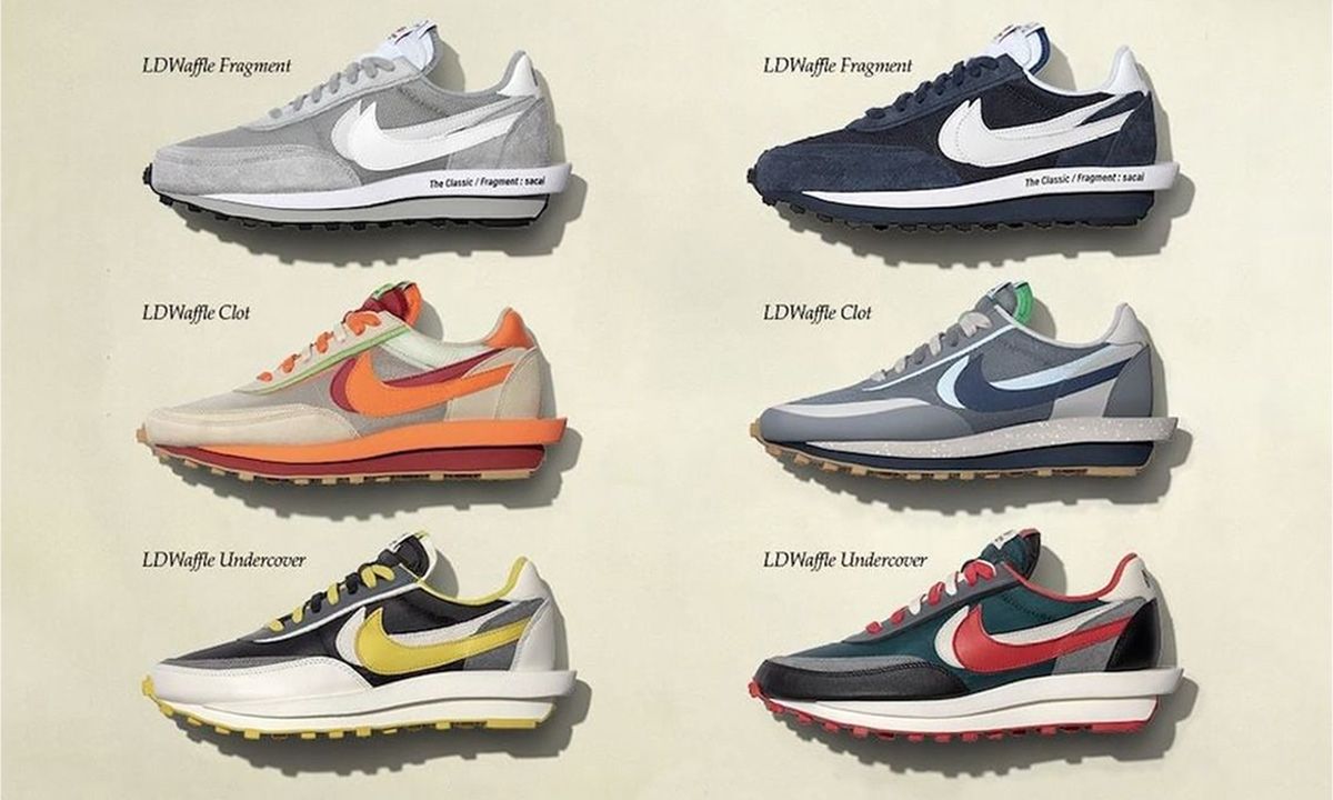 sacai's Nike LDWaffle Reveals Seven Sneakers