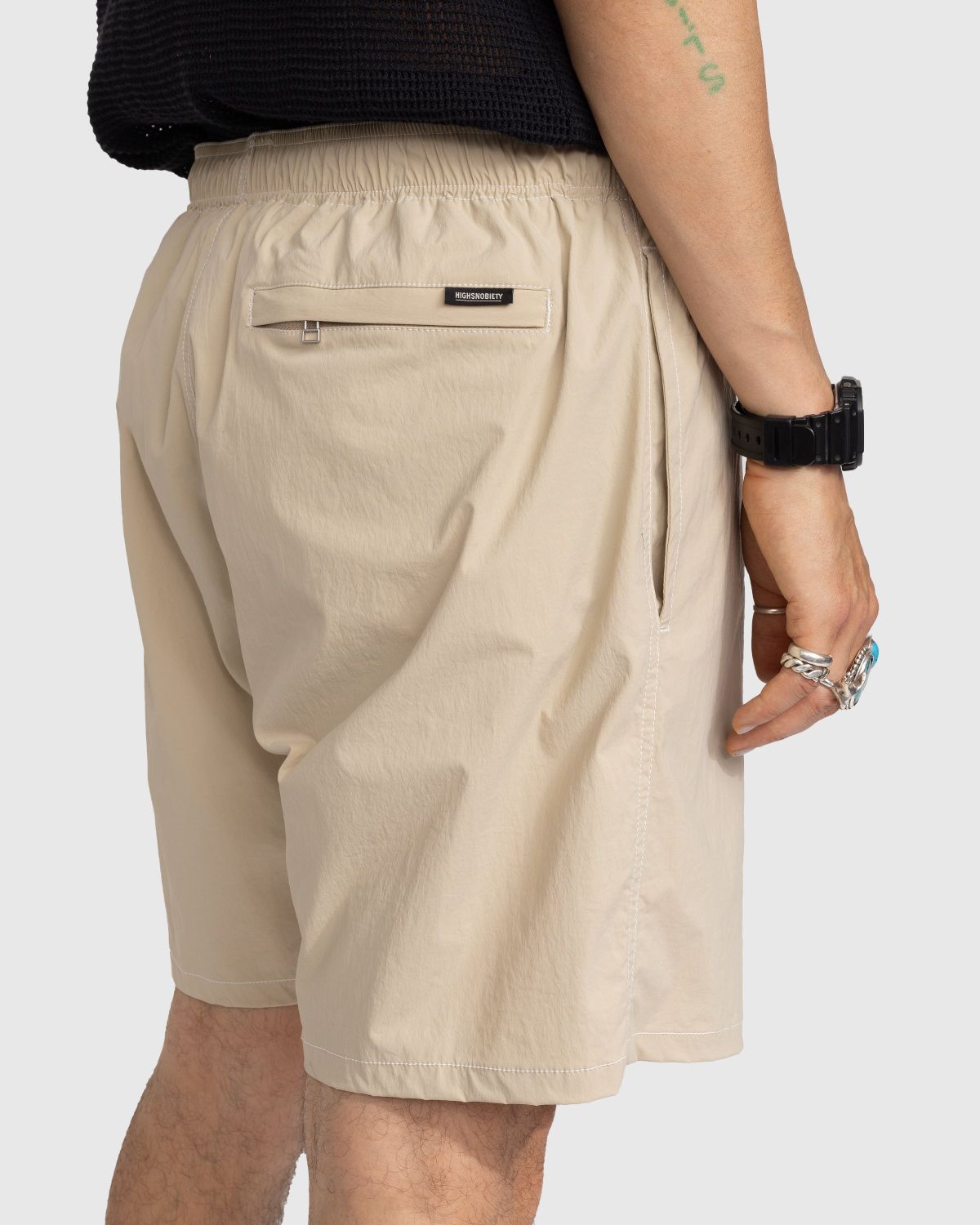 CARGO SHORTS - Light beige