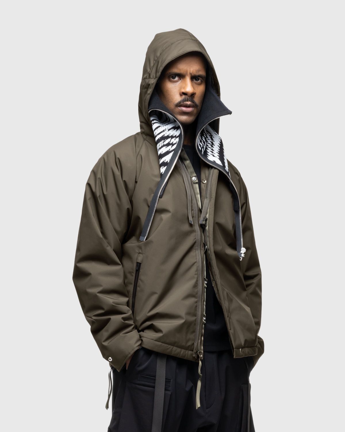 ACRONYM – J95-PL Windstopper PrimaLoft Modular Liner Jacket Raf Green