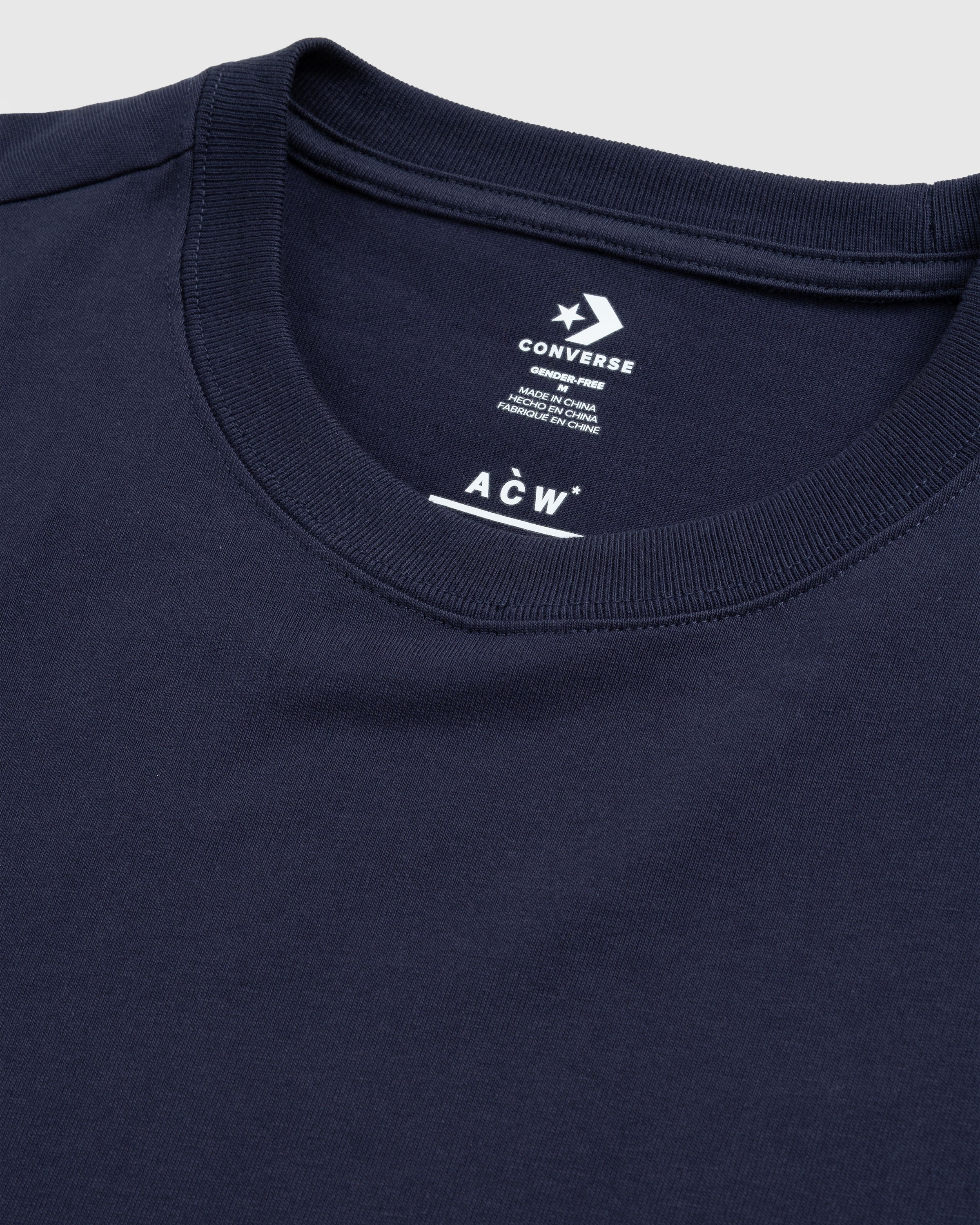 A-Cold-Wall* Converse – T-Shirt Navy Shop | x Highsnobiety Reflective