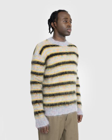 Marni – Striped Mohair Sweater Multi | Highsnobiety Shop