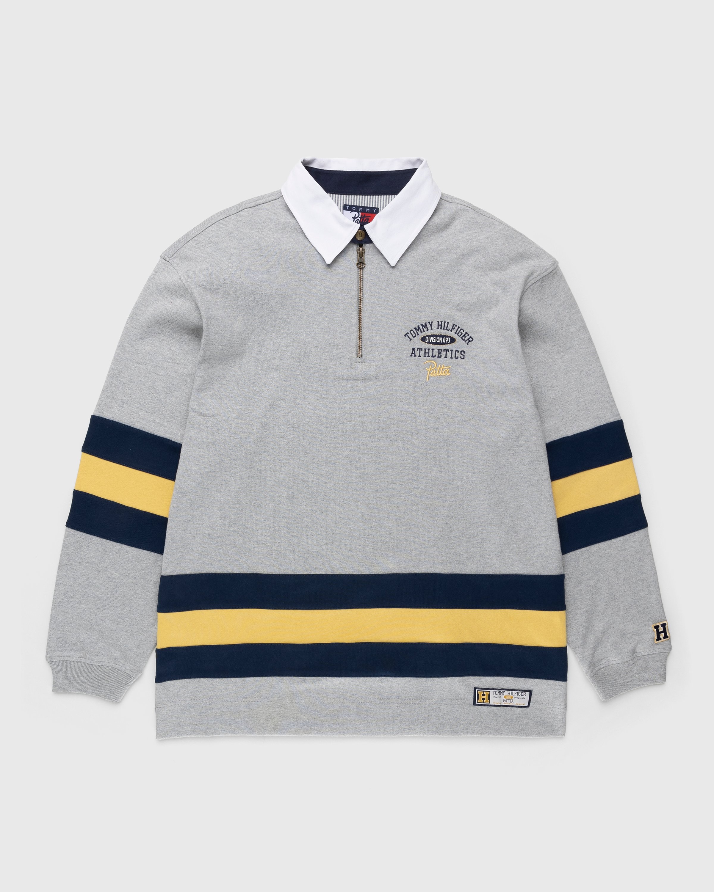 Patta x Tommy Hilfiger Rugby Shirt Mid Grey | Shop