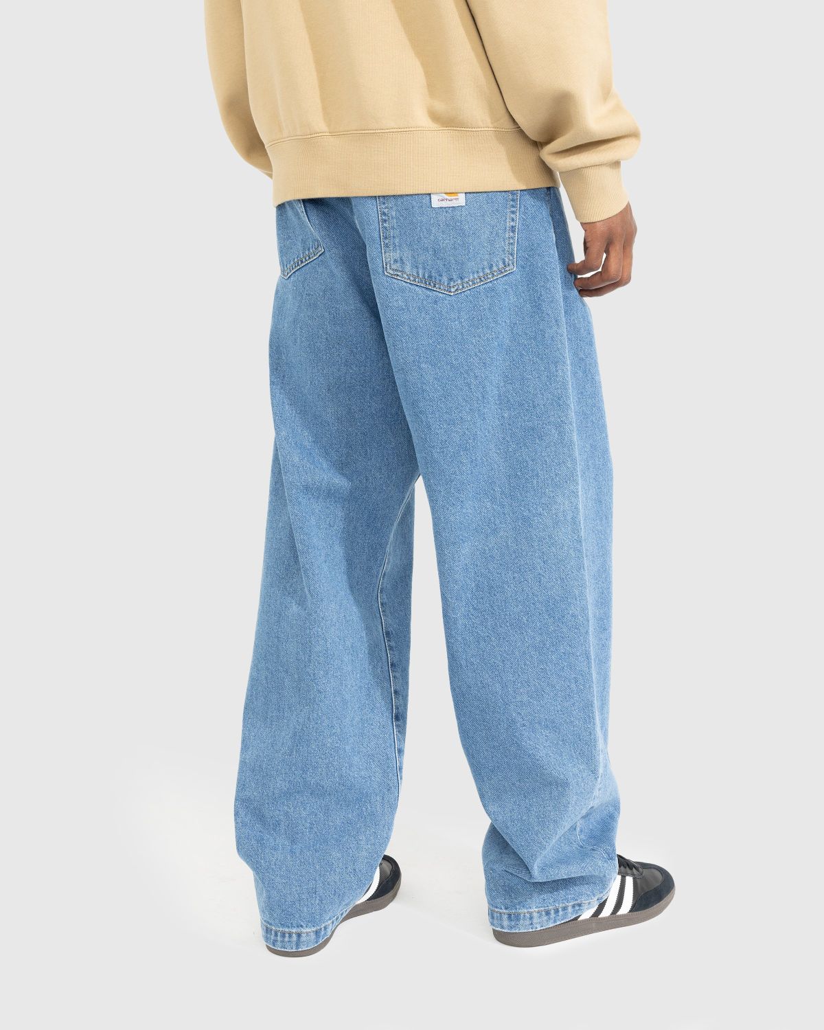 Carhartt WIP LANDON PANT ROBERTSON - Relaxed fit jeans - blue  rinsed/dark-blue denim 