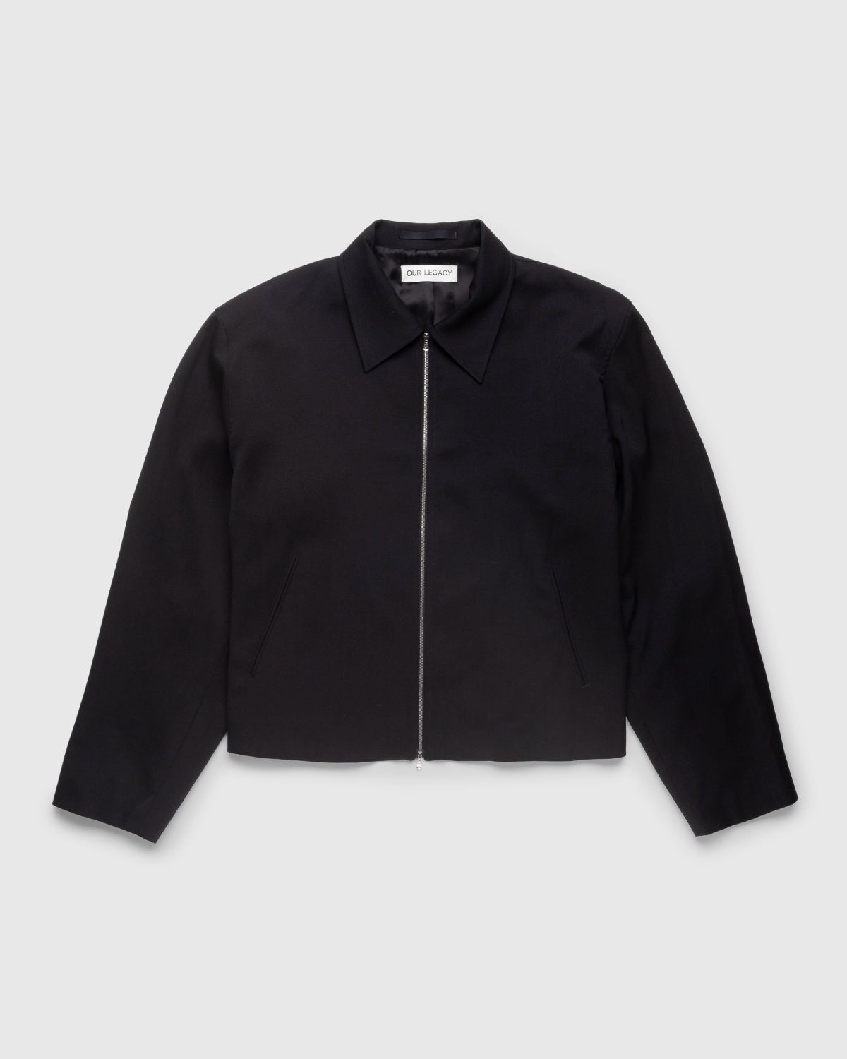 Our Legacy – Mini Jacket Black Worsted Wool | Highsnobiety Shop