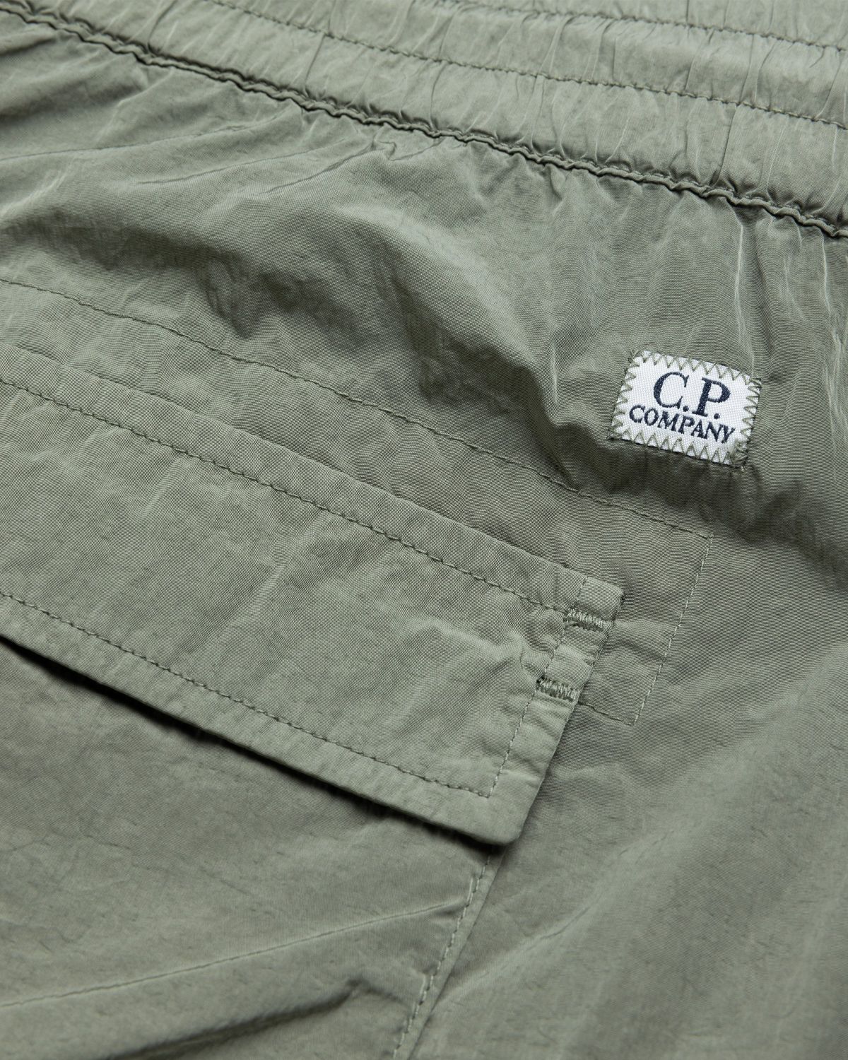 C.P. Company – Flatt Nylon Zipped Cargo Pants Bronze Green