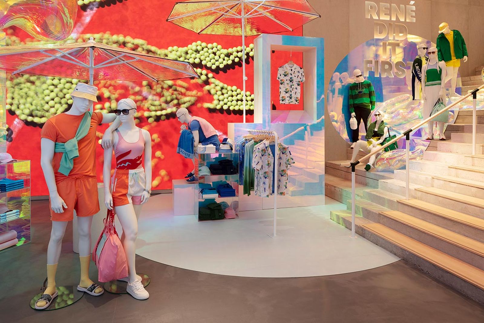 glide fællesskab Brøl Lacoste Opens New Avenue des Champs-Élysées Store