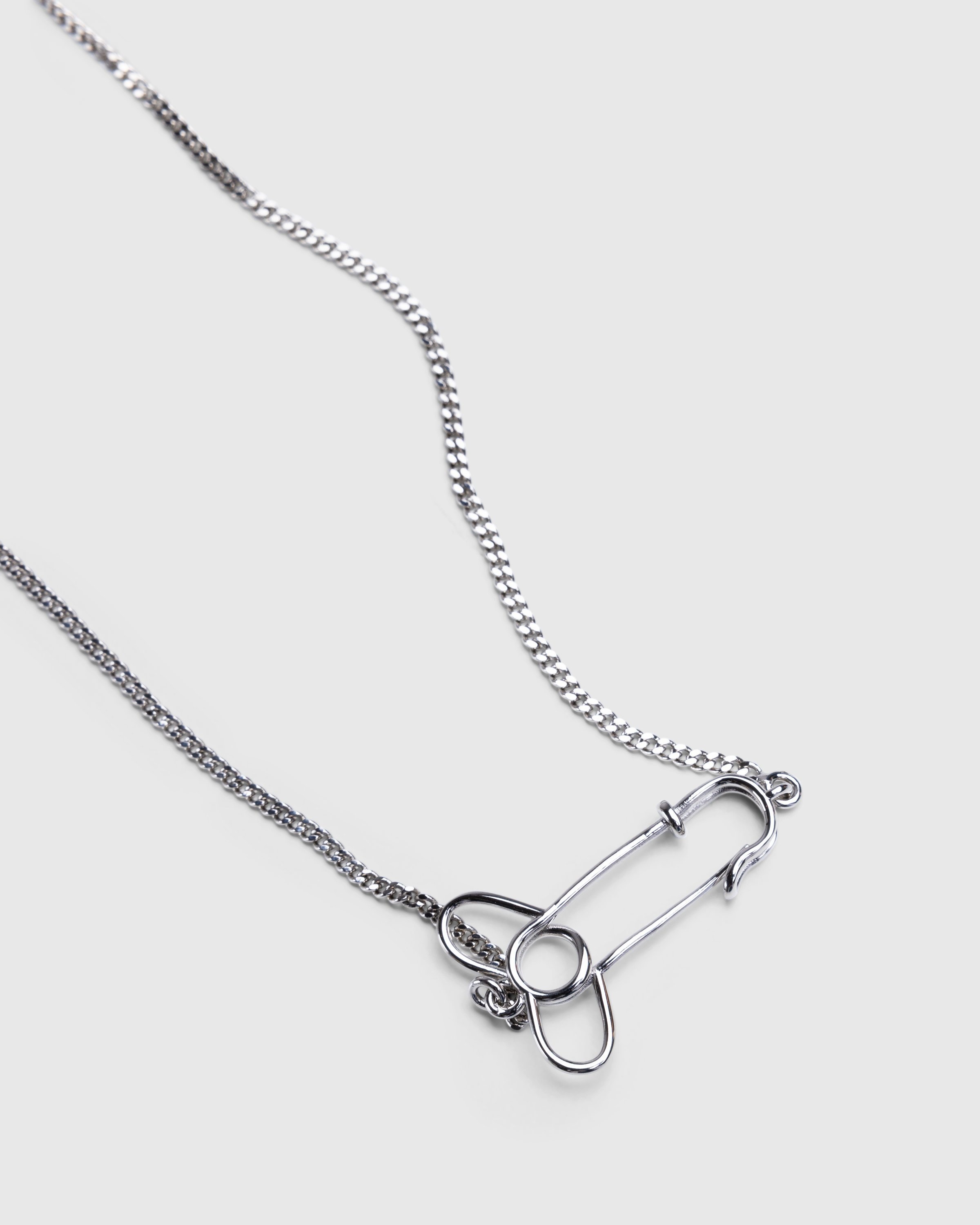 J.W. Anderson – PENIS PIN PENDANT NECKLACE Silver