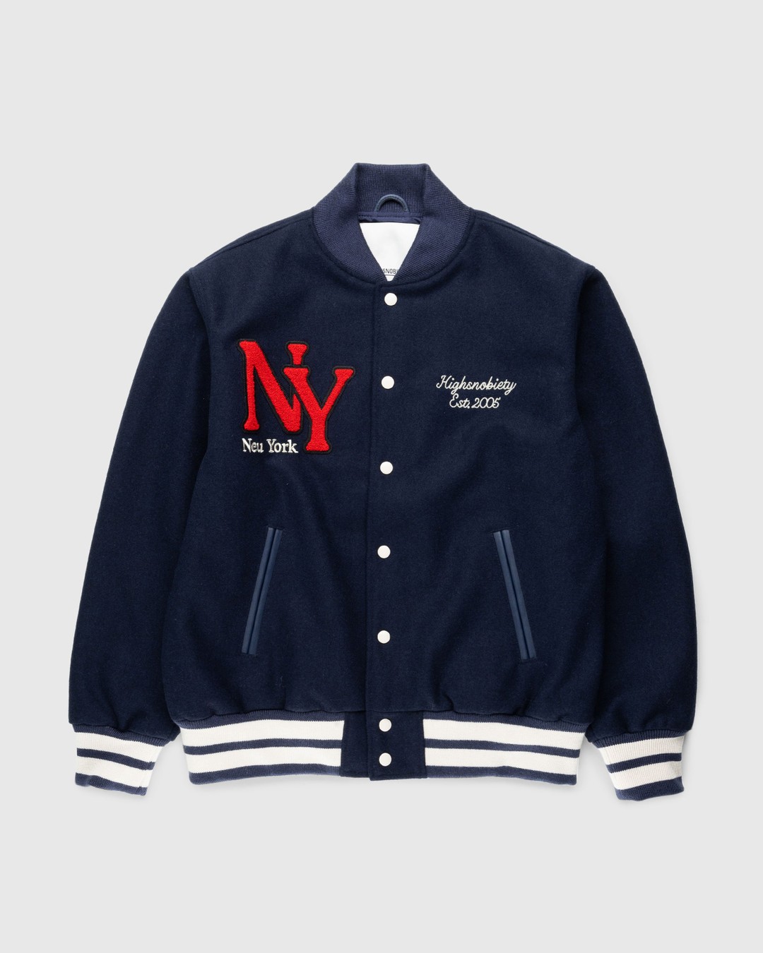 New York Yankees 90s Light Blue Varsity Jacket