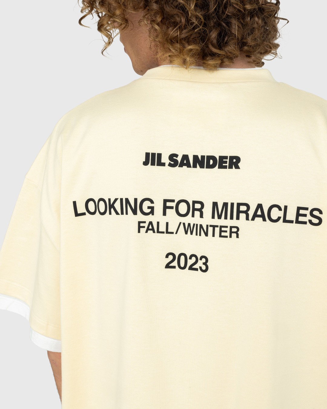 Jil Sander – Looking For Miracles T-Shirt Bone | Highsnobiety Shop