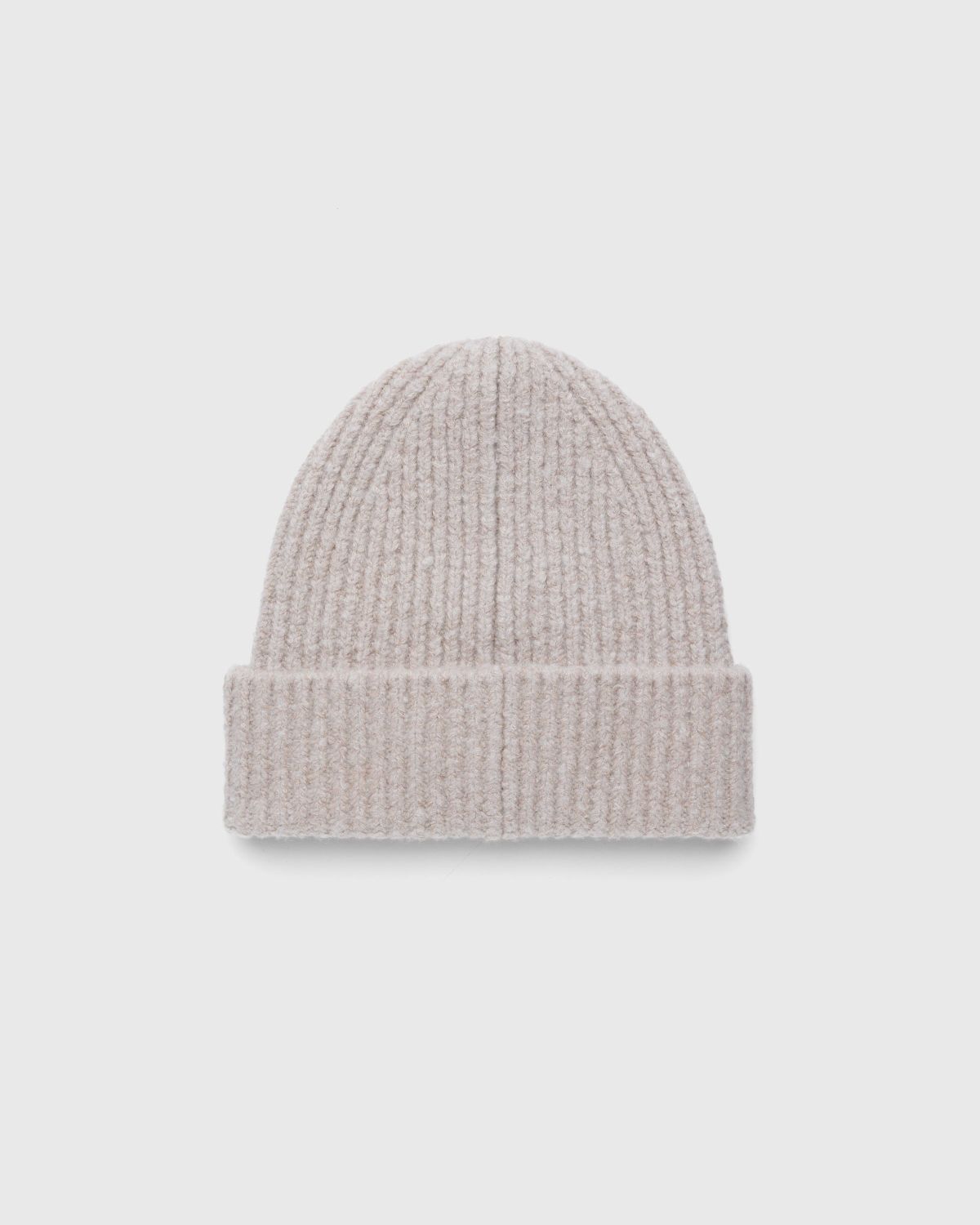 Acne Studios – Wool Blend Beanie Beige | Highsnobiety Shop