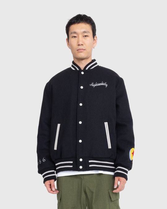 Highsnobiety x Pixar – Varsity Jacket Black | Highsnobiety Shop