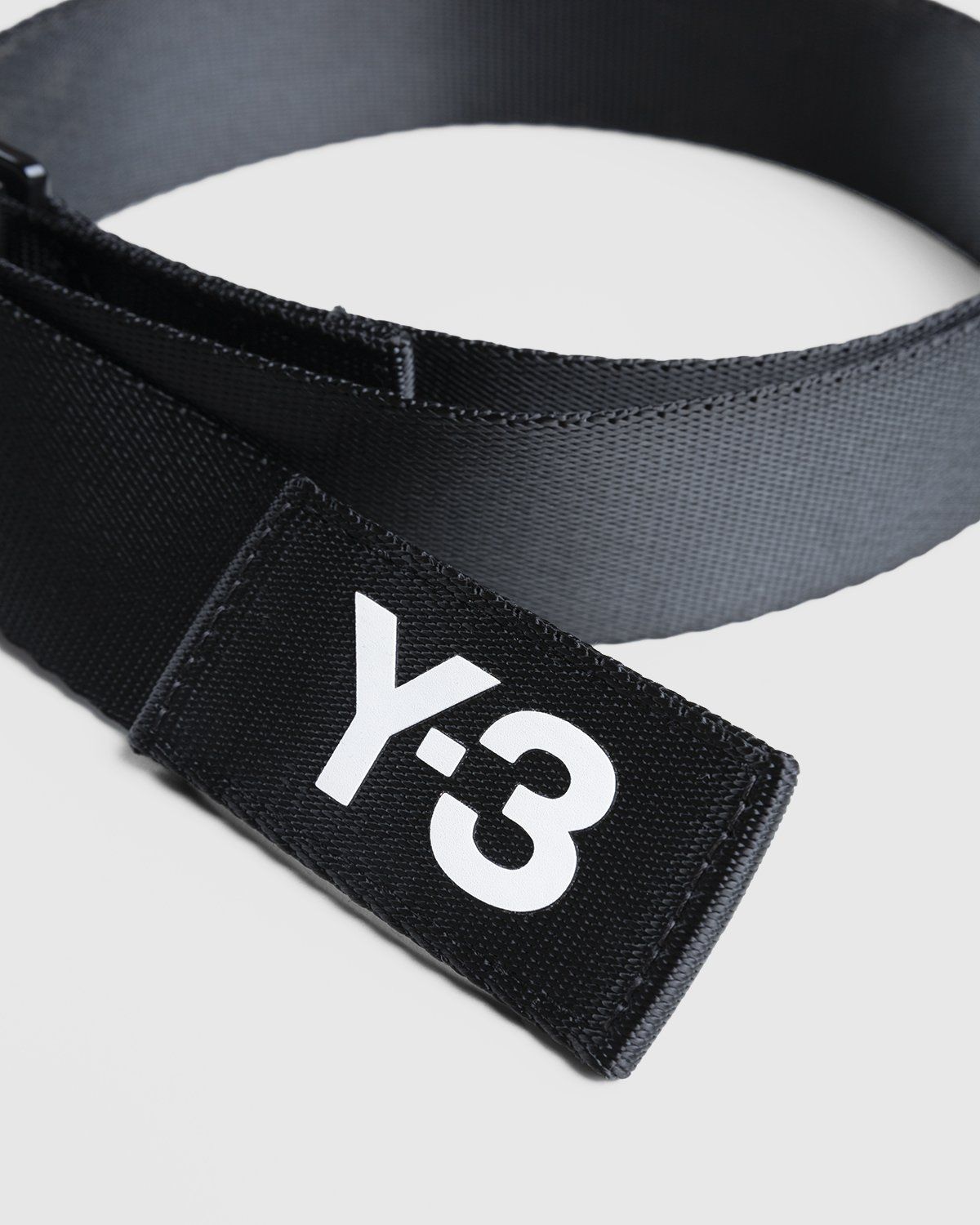Y-3 Black Classic Logo Belt