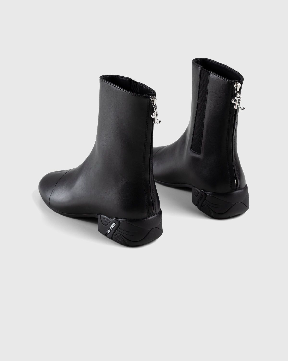 Raf Simons – Solaris High Leather Boot Black | Highsnobiety Shop