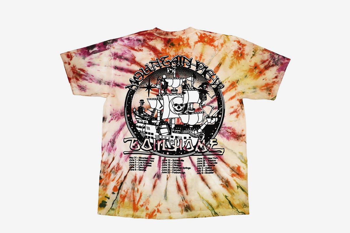 Online Ceramics Drops Tie-Dye Dead & Company Summer Tour T-Shirts