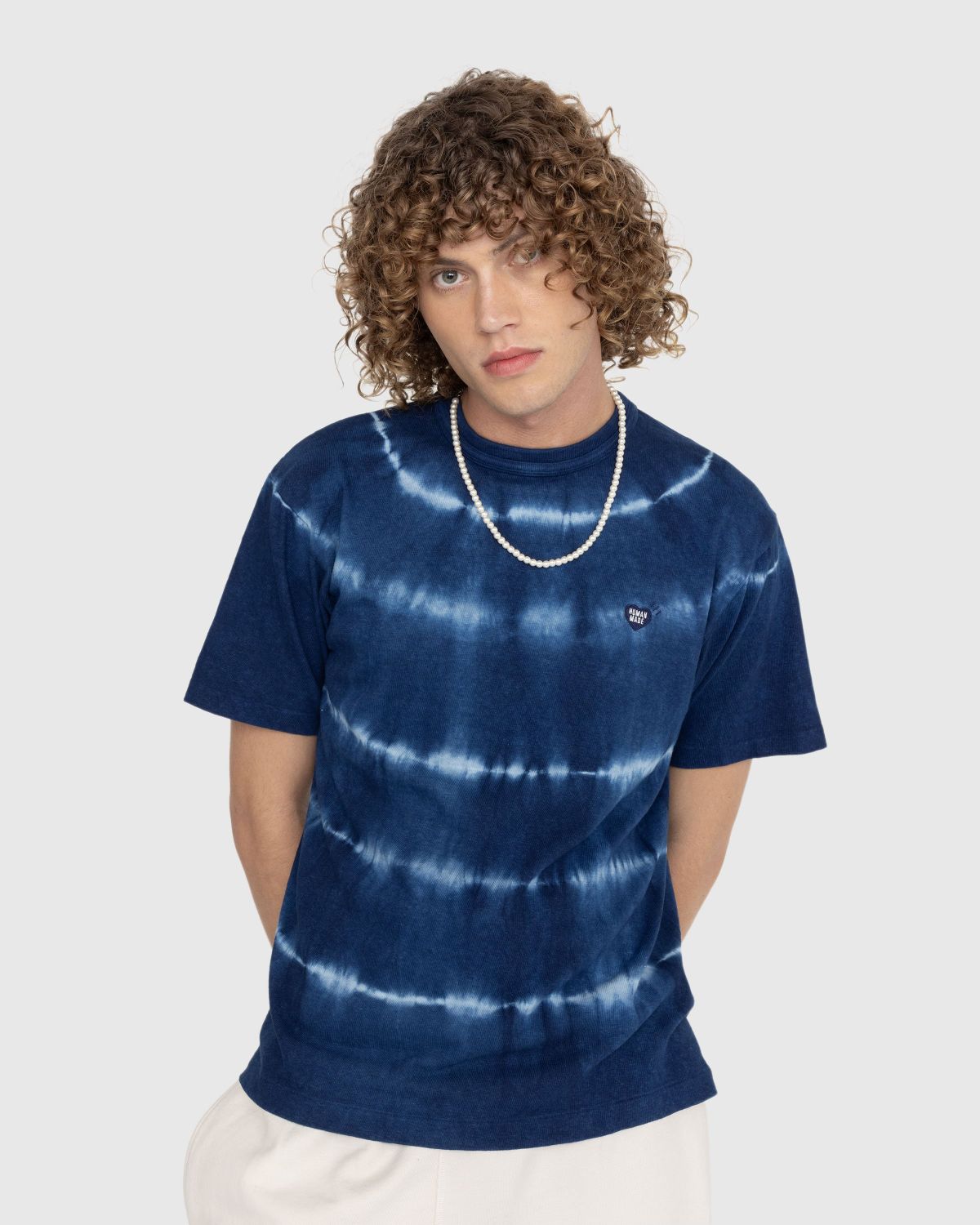 Human Made Shop T-Shirt Ningen-sei Highsnobiety – Blue Indigo Dyed #1 