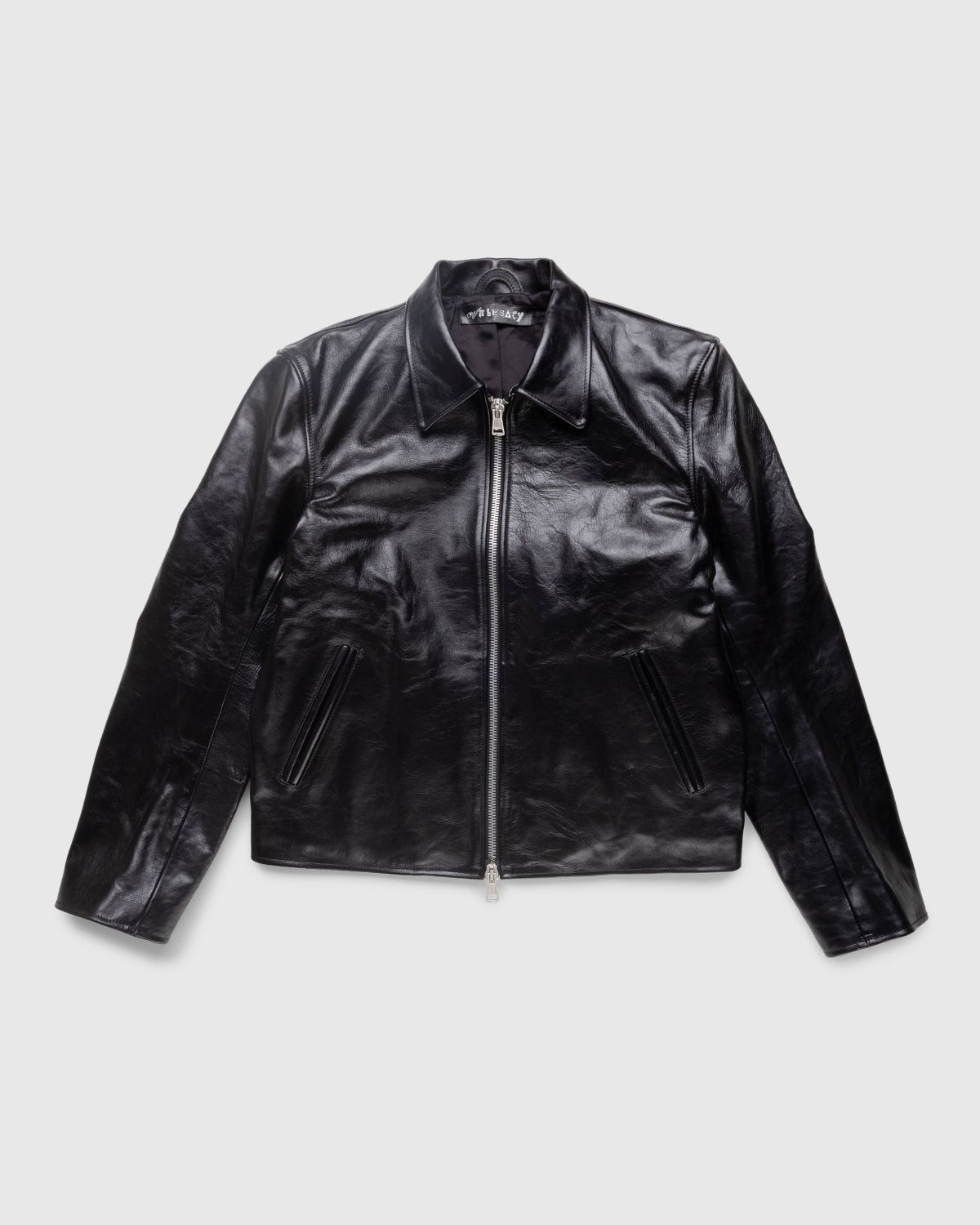 Our Legacy – Mini Jacket Top Dyed Black Leather | Highsnobiety Shop