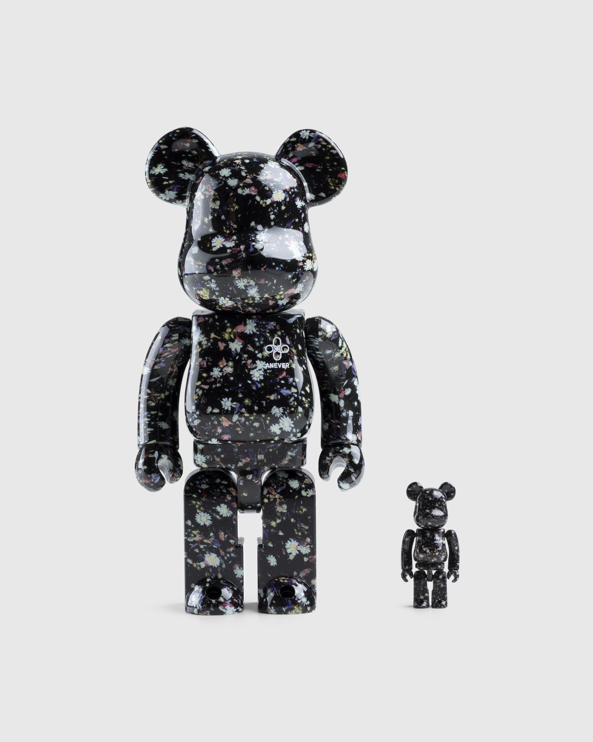 Medicom – Be@rbrick Anever 100% and 400% Set Black | Highsnobiety Shop