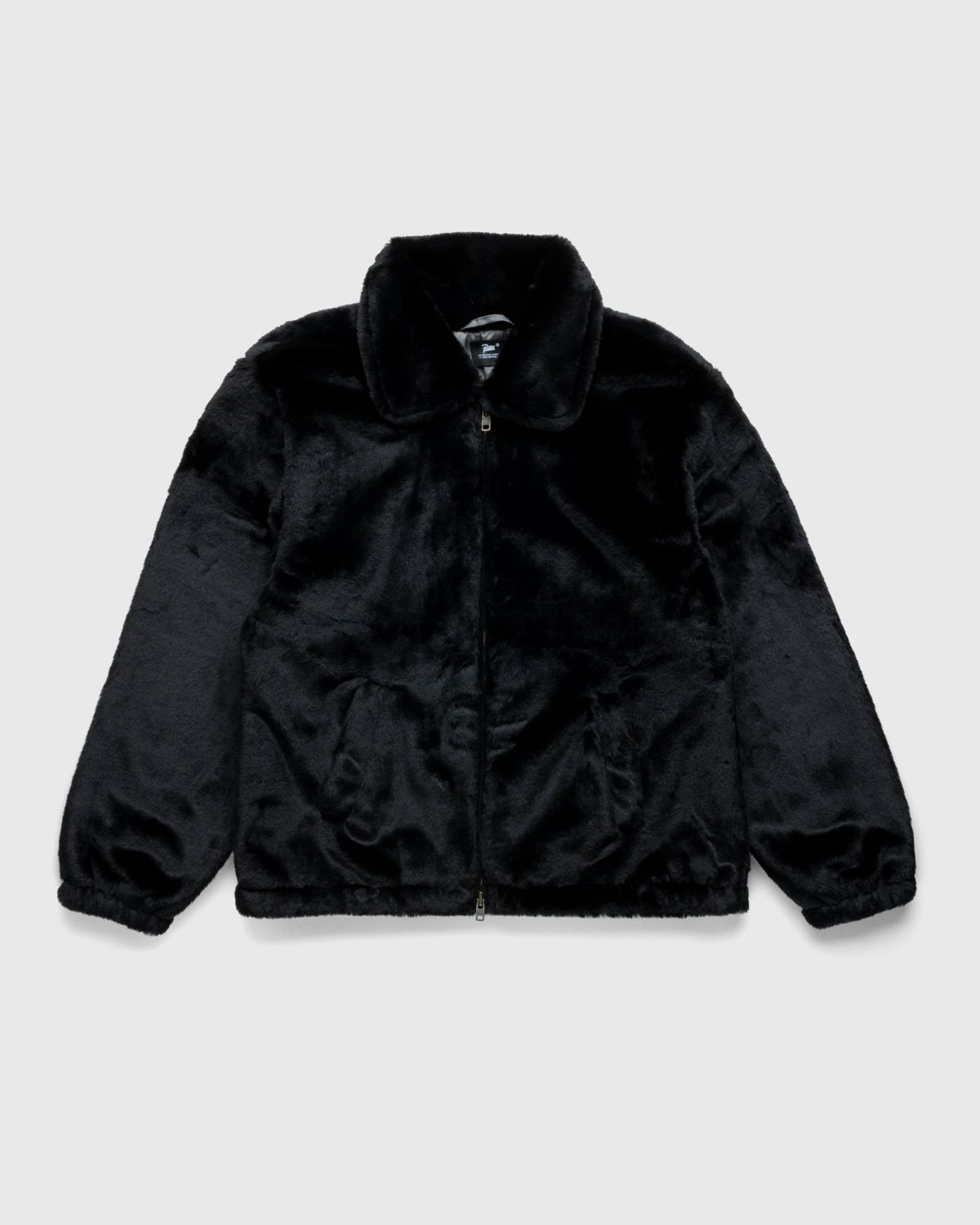 Patta – Faux Fur Coach Jacket Black | Highsnobiety Shop