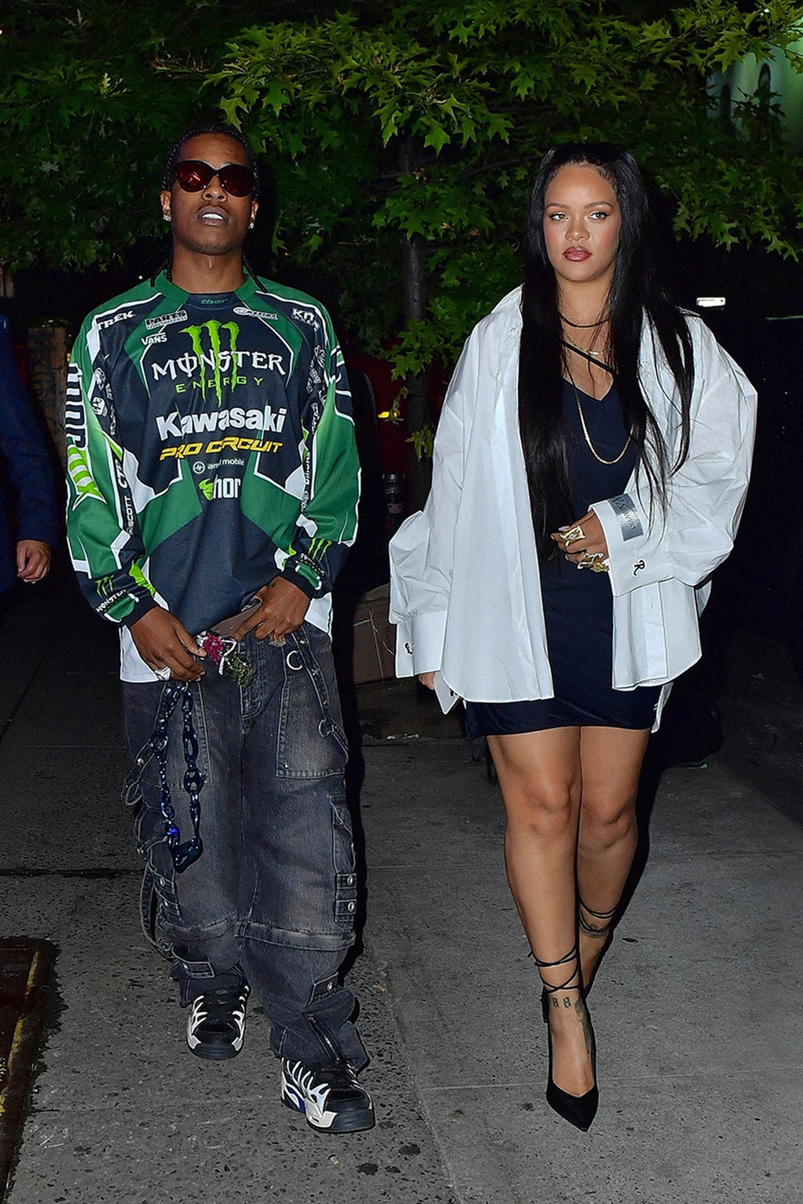 Optimistisk flamme Klasseværelse Rihanna & A$AP Rocky's Outfits Are Couple Goals To The Extreme