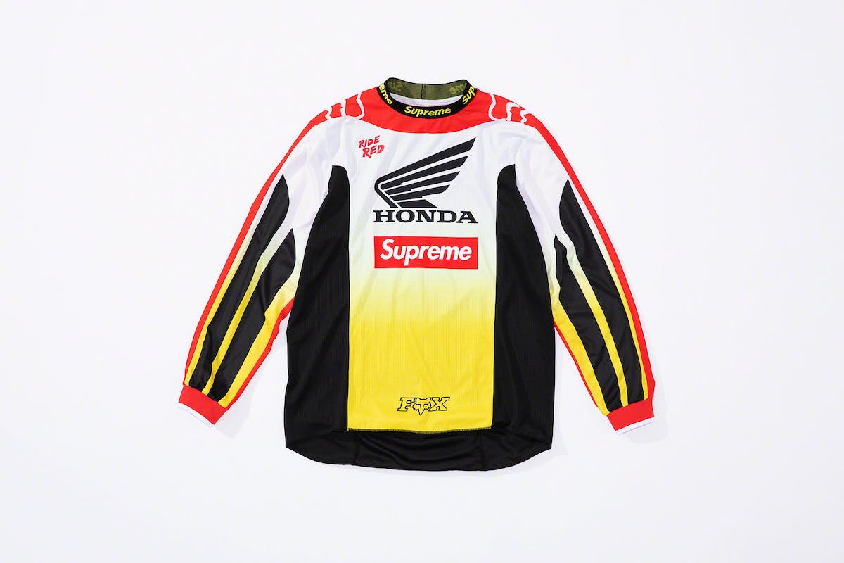 Supreme Announces Collab With Fox Racing & Honda