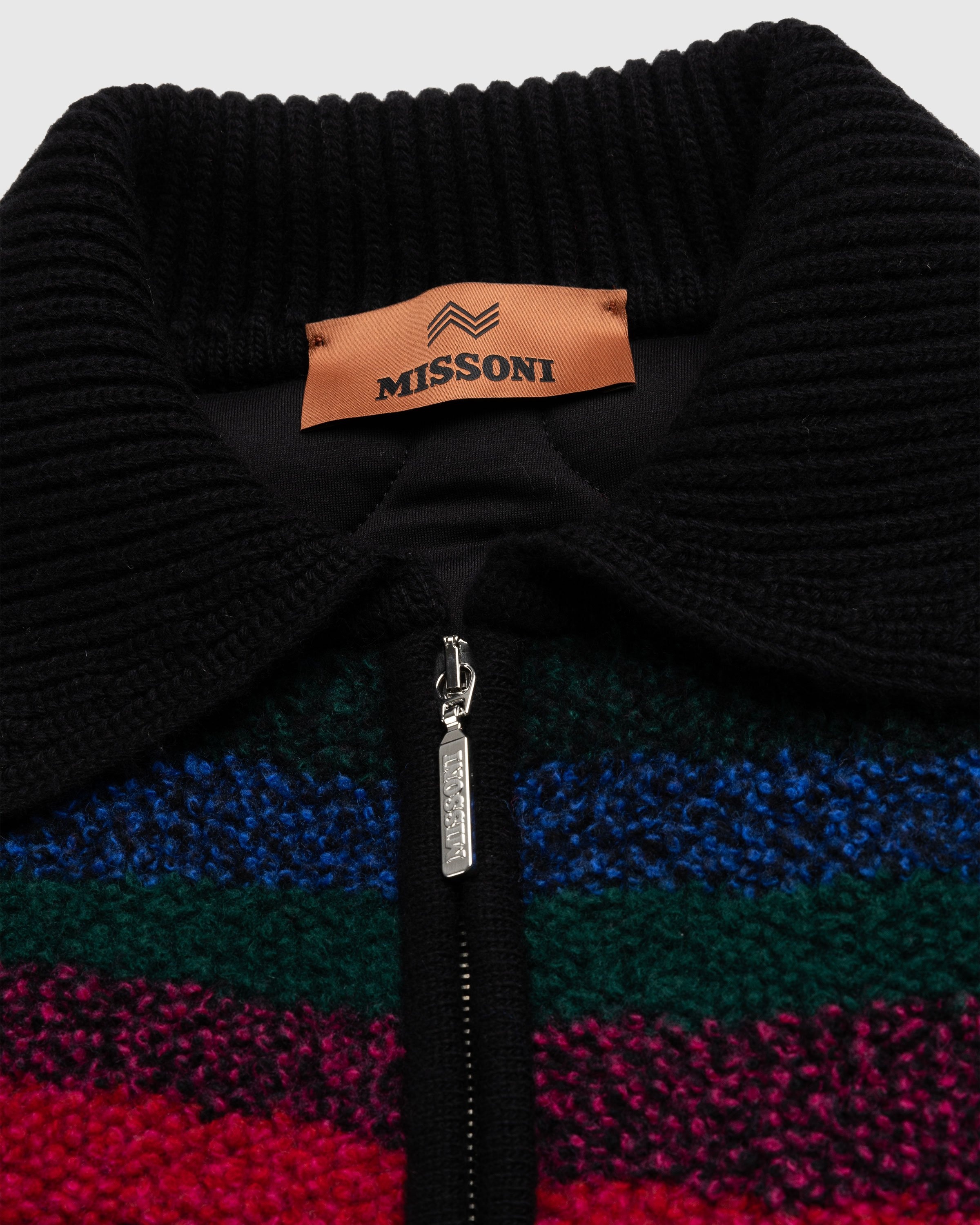 Missoni – Wool Bomber Jacket Black/Red | Highsnobiety Shop