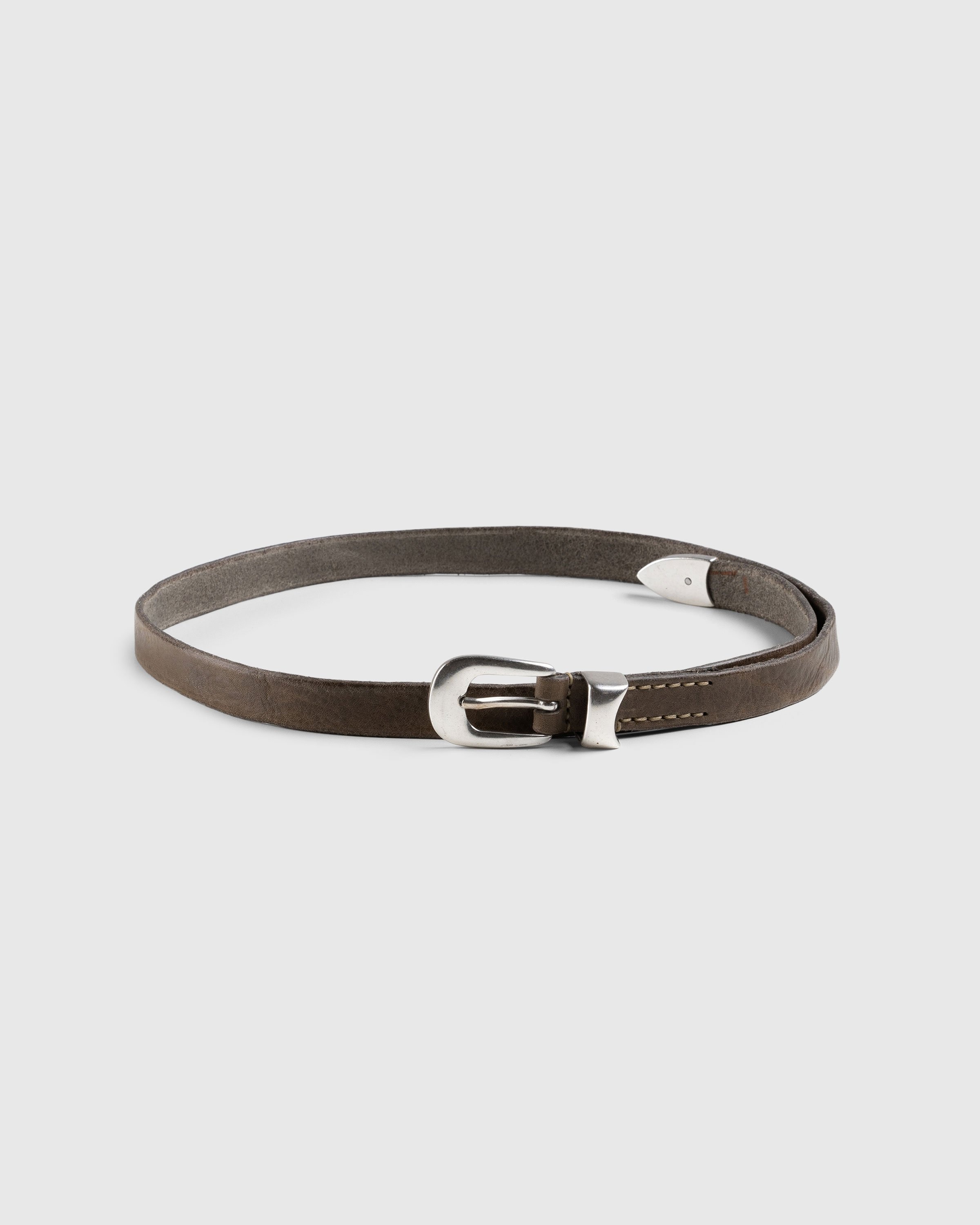 Our Legacy - Belt 2 cm Off White Leather