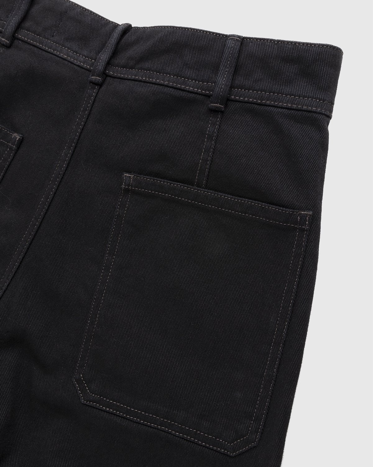 Lemaire Denim Sailor Pants - Black on Garmentory