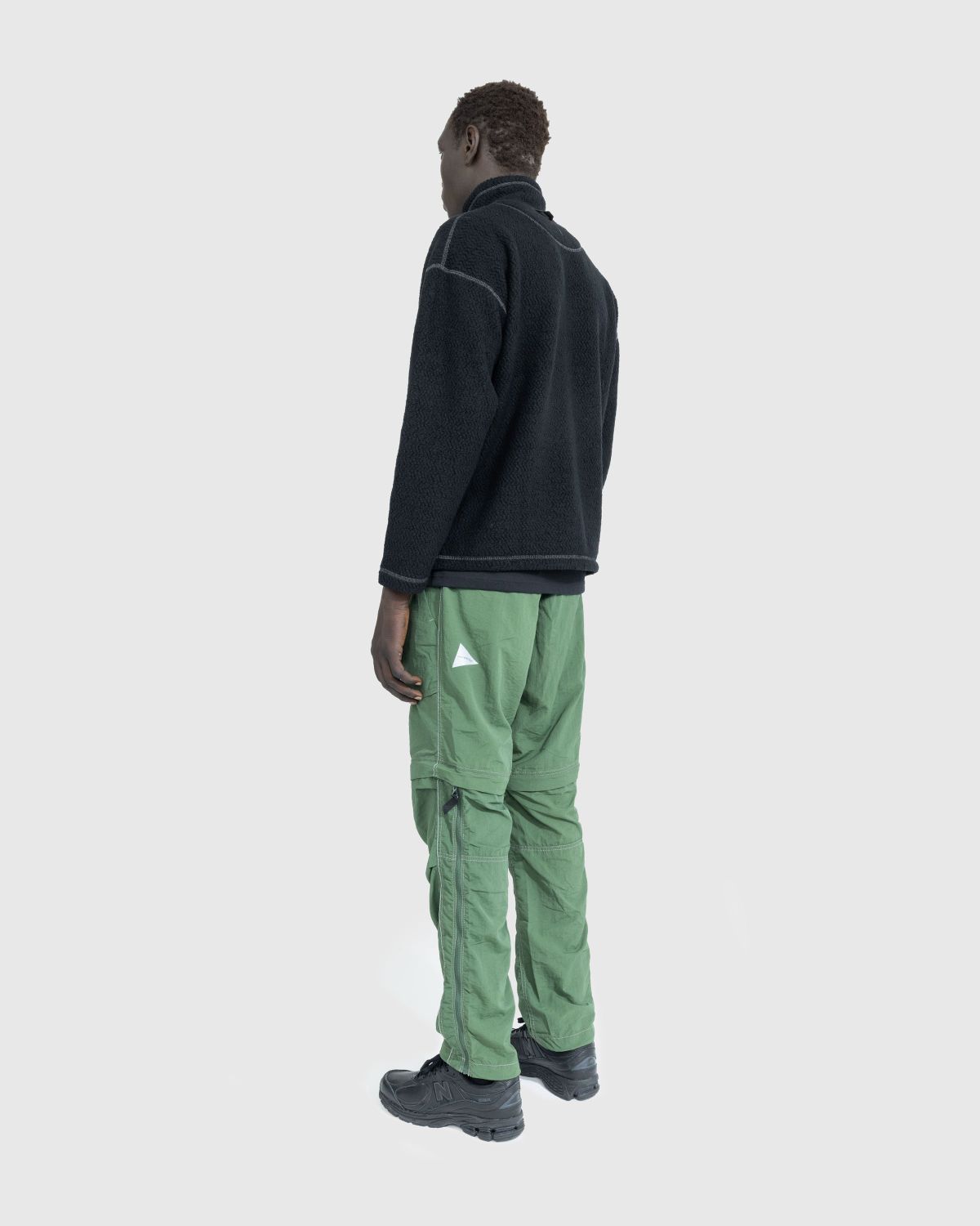 And Wander – Nylon Taffeta Hiker 2 Way Pants Green | Highsnobiety Shop