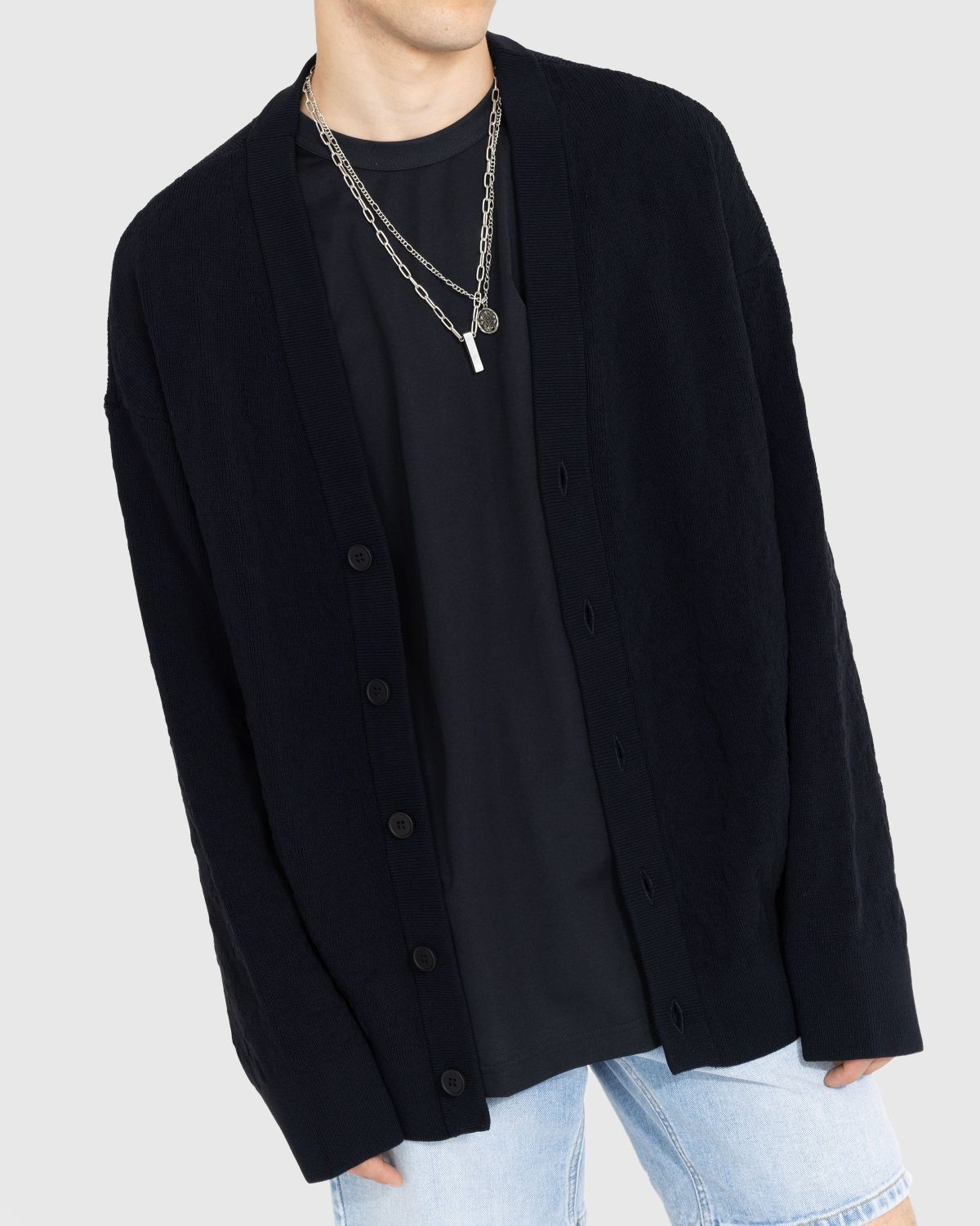 Y 3 Knit Cardigan Black Highsnobiety Shop