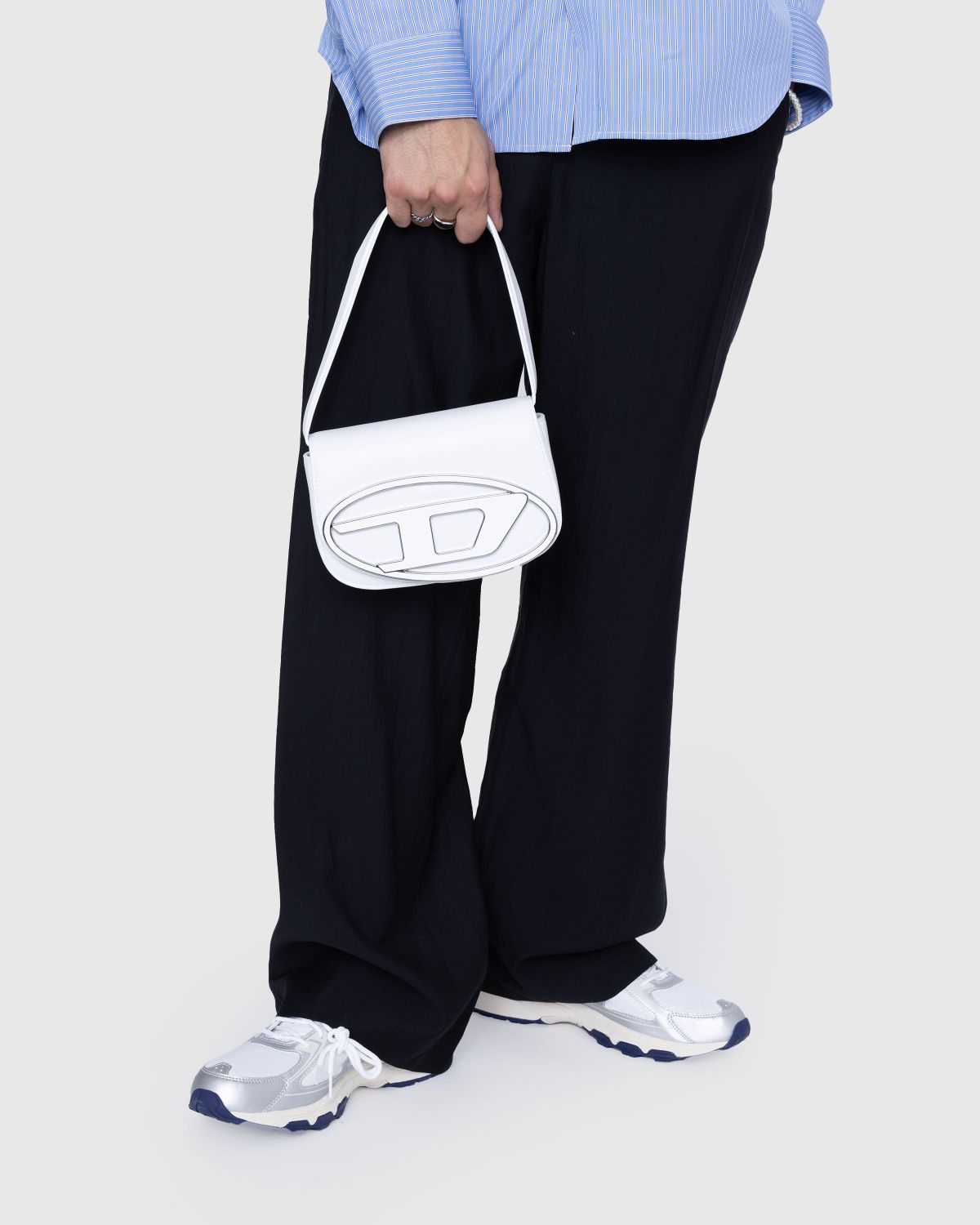 DIESEL '1dr Pouch' Shoulder Bag in White