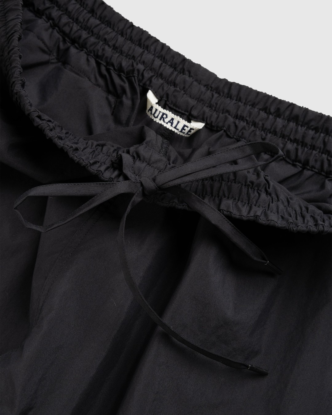 Auralee – Washed Cotton Nylon Weather Easy Shorts Black