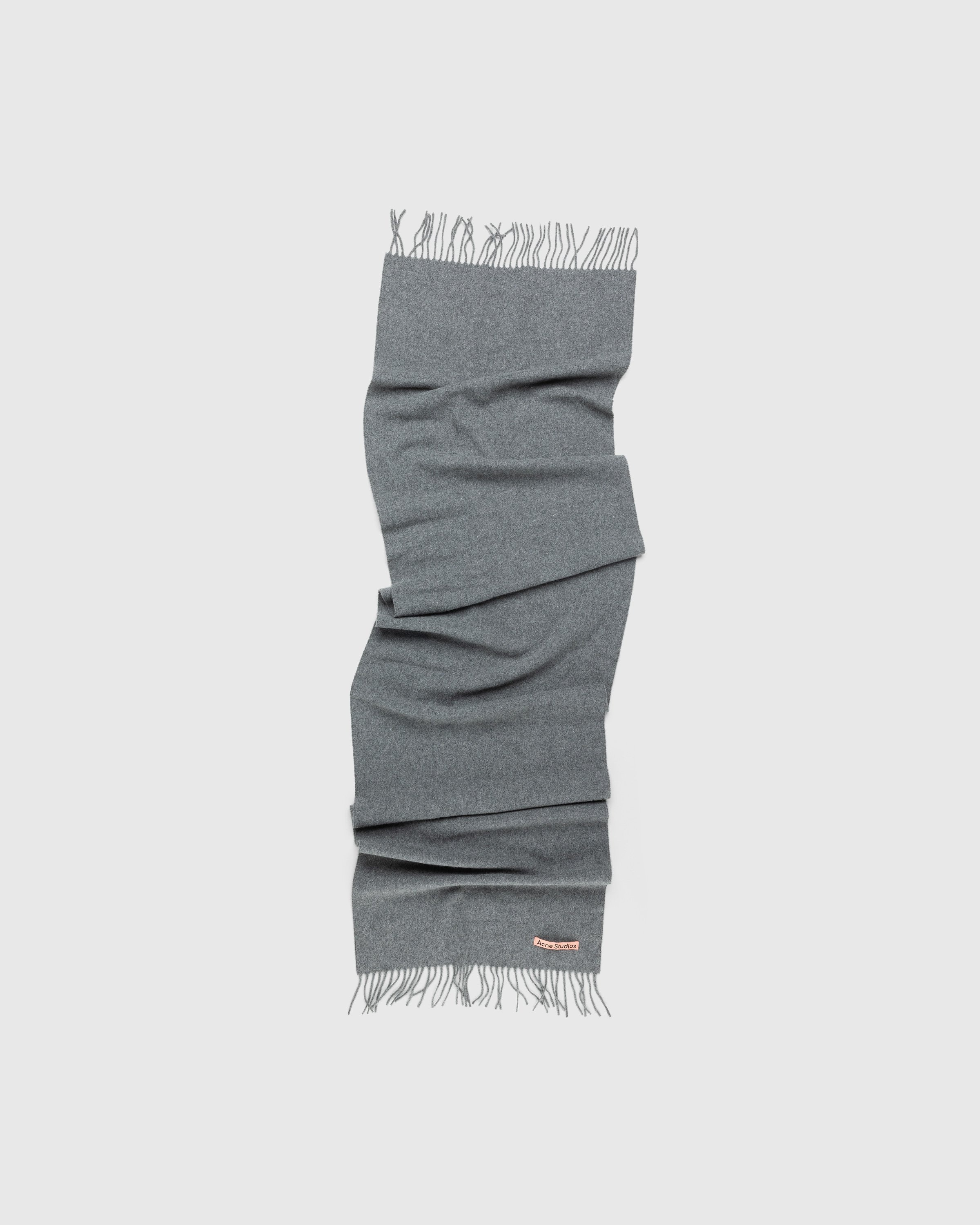 Fringed Wool Scarf in Black - Acne Studios