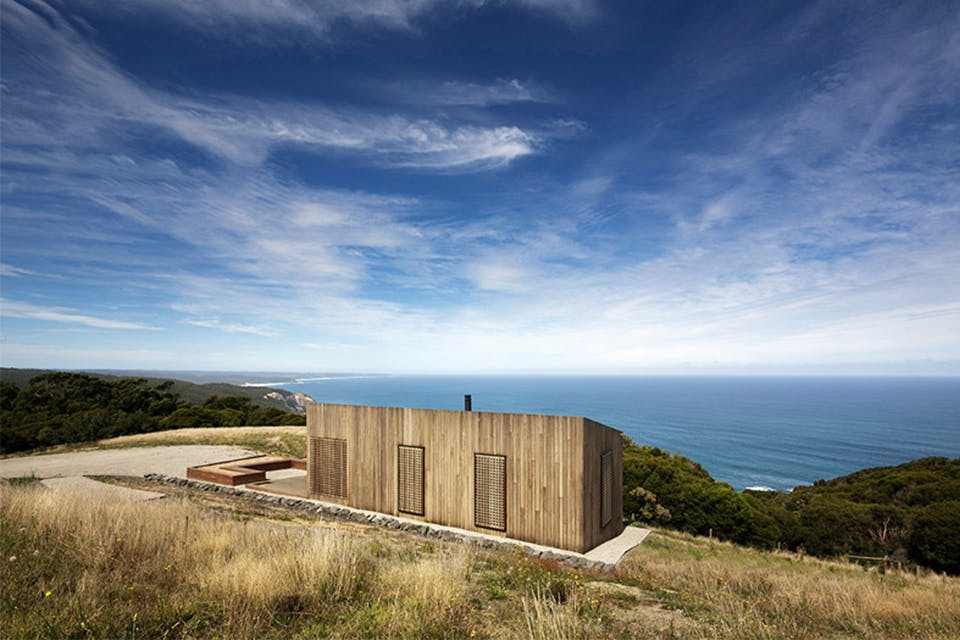 Jackson Clements Burrows' Moonlight Cabin on the Coast