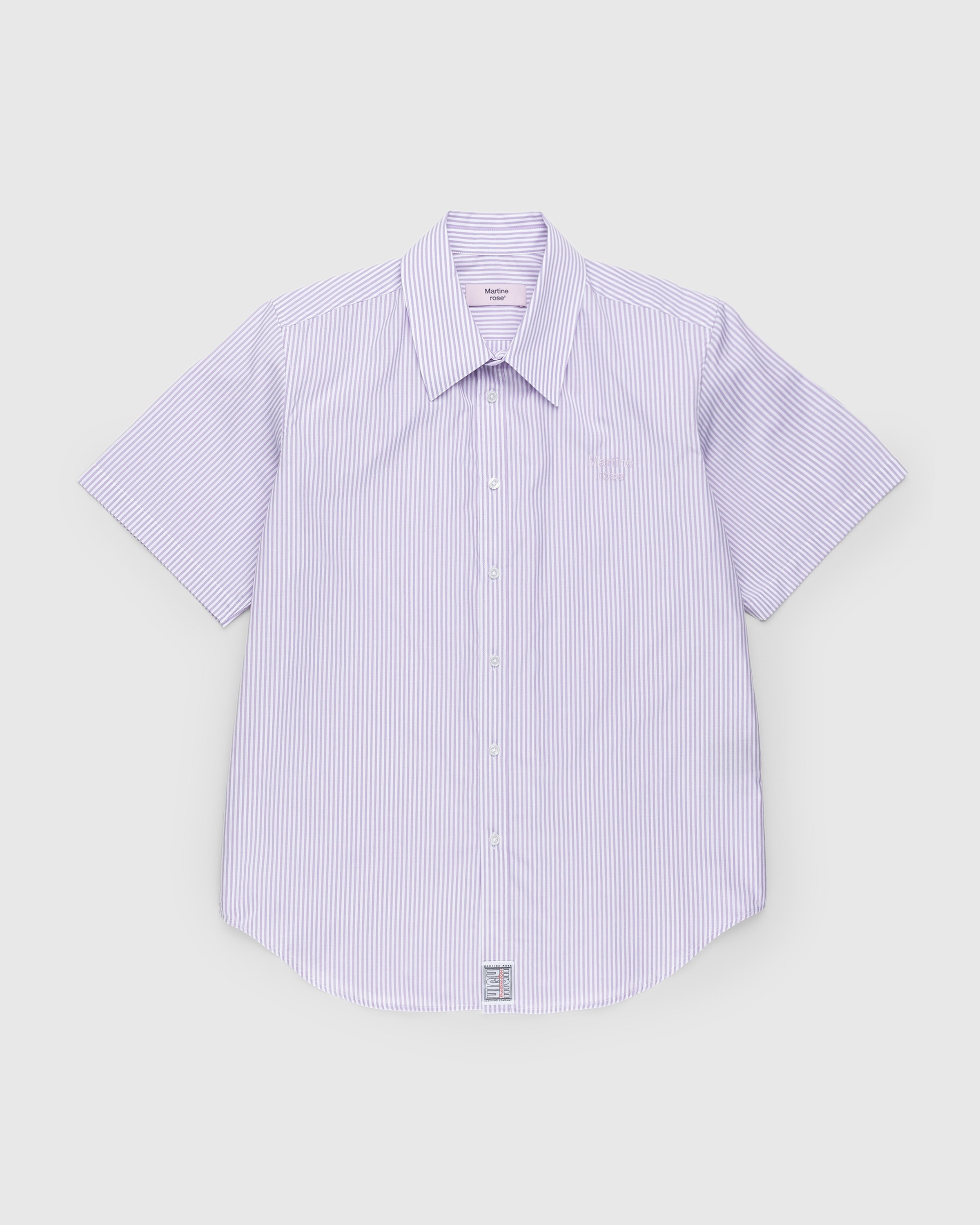 Martine Rose – Classic Short-Sleeve Button-Down Shirt Lilac and ...