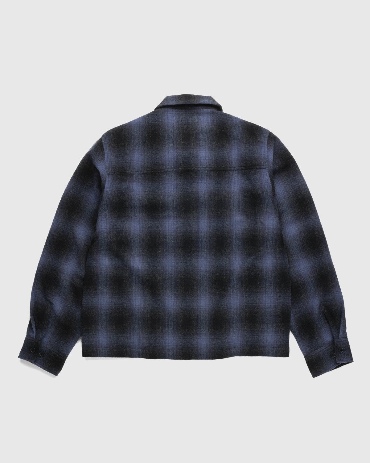 Highsnobiety – Plaid Zip Shirt Blue Black | Highsnobiety Shop